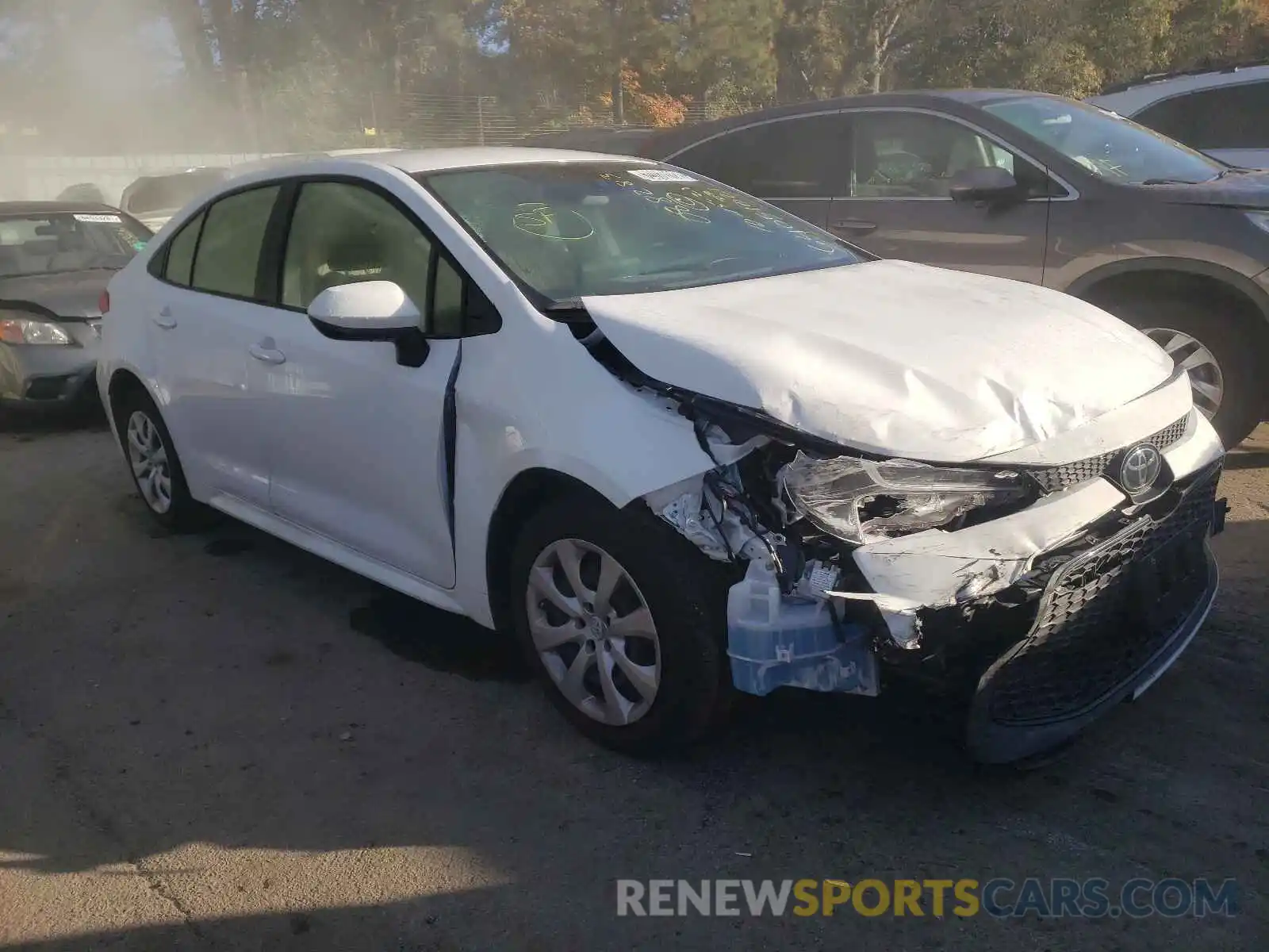 1 Photograph of a damaged car JTDEPRAE5LJ088283 TOYOTA COROLLA 2020