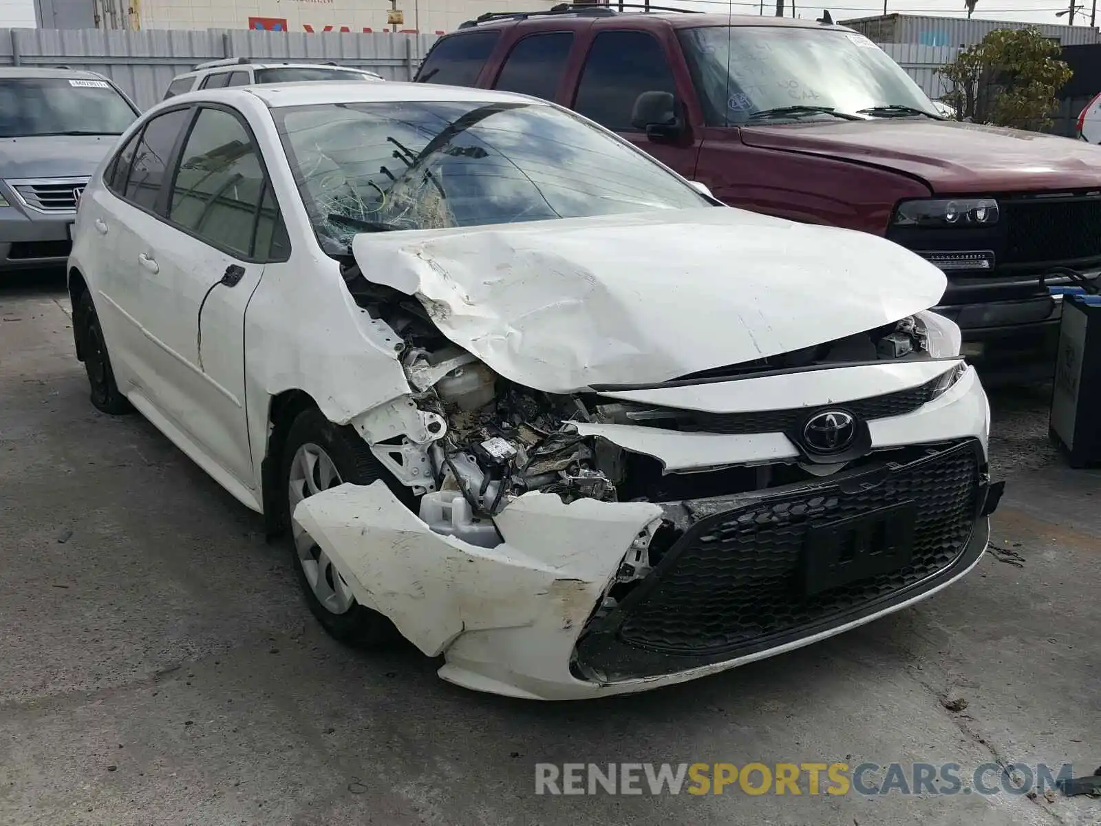 1 Photograph of a damaged car JTDEPRAE5LJ089174 TOYOTA COROLLA 2020