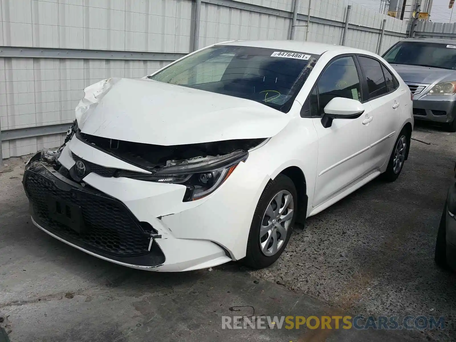 2 Photograph of a damaged car JTDEPRAE5LJ089174 TOYOTA COROLLA 2020