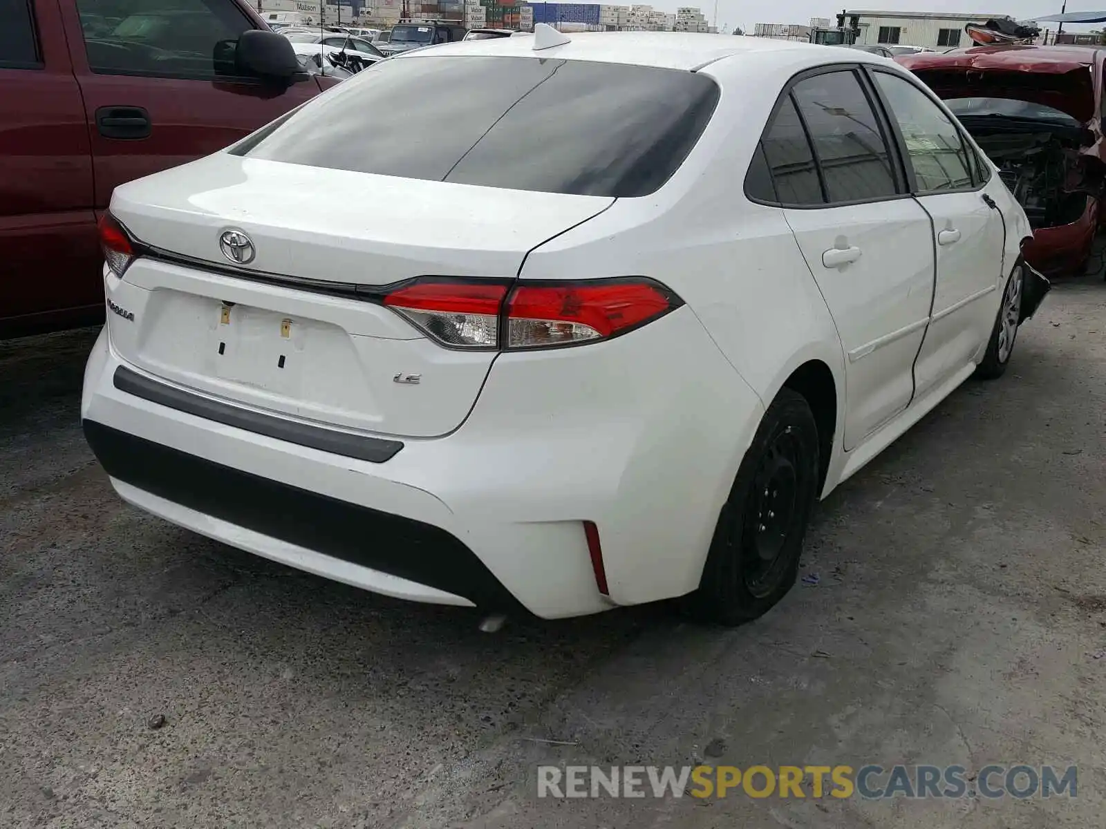 4 Photograph of a damaged car JTDEPRAE5LJ089174 TOYOTA COROLLA 2020