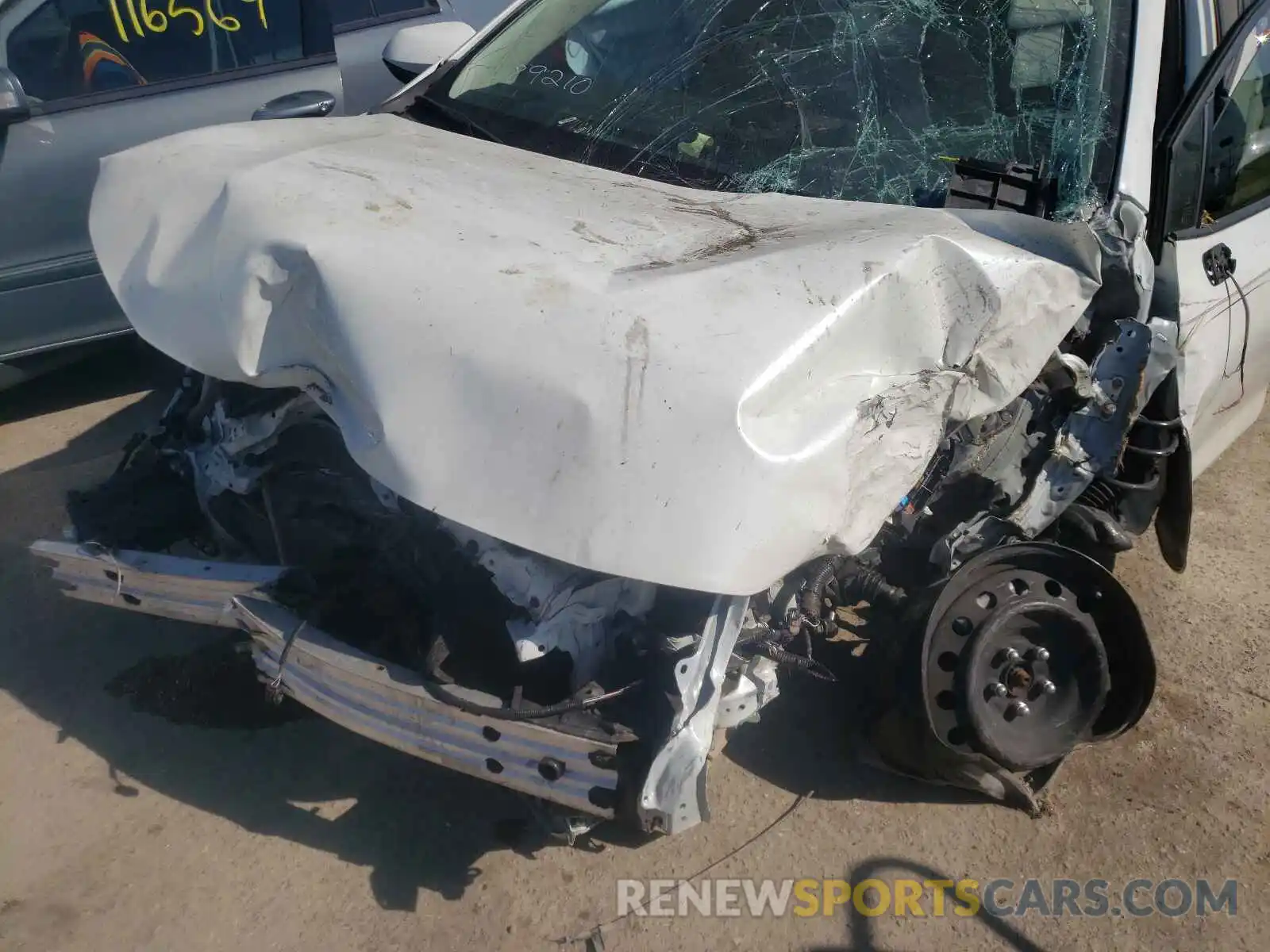 9 Photograph of a damaged car JTDEPRAE5LJ089210 TOYOTA COROLLA 2020