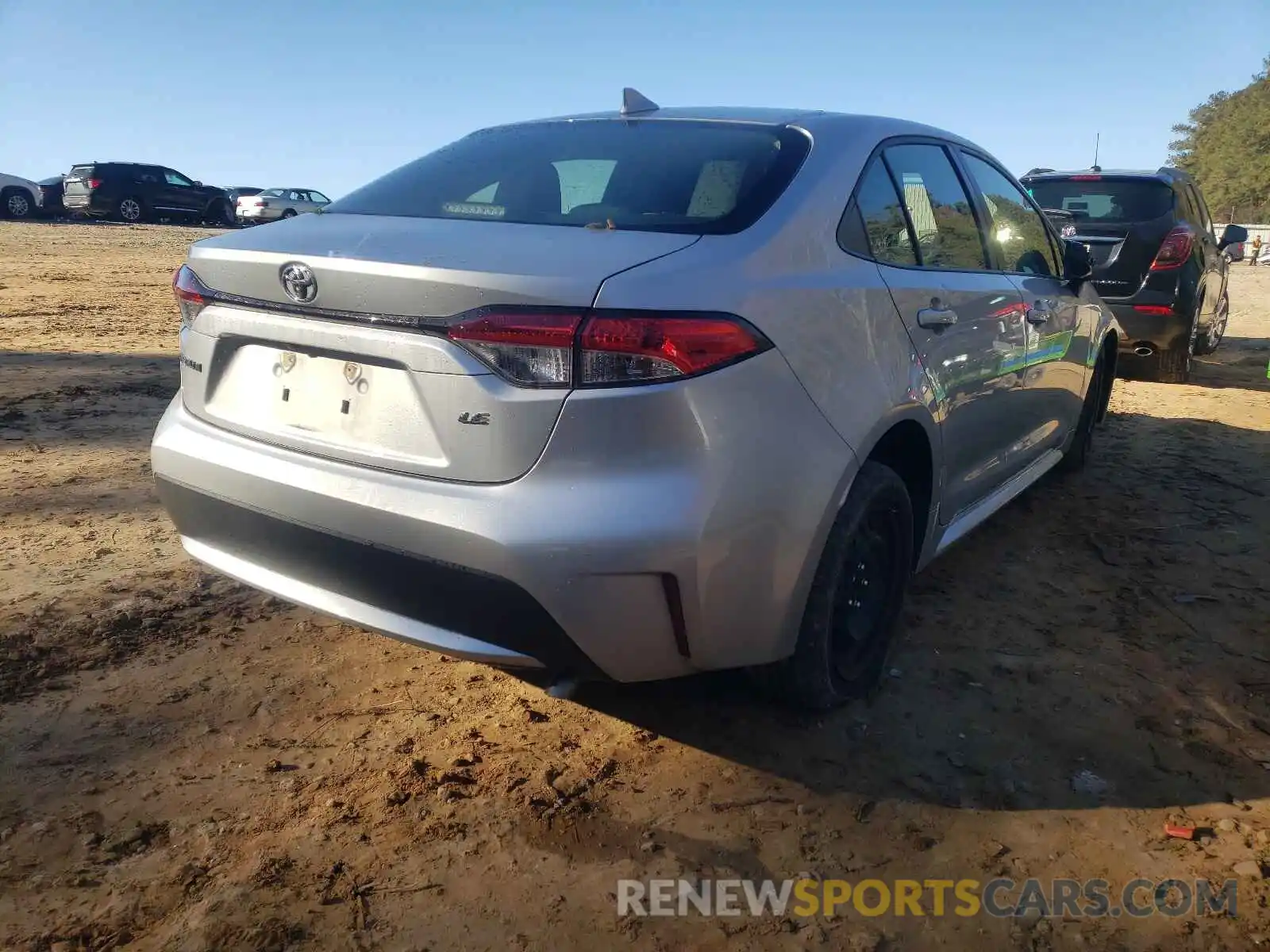 4 Photograph of a damaged car JTDEPRAE5LJ089532 TOYOTA COROLLA 2020