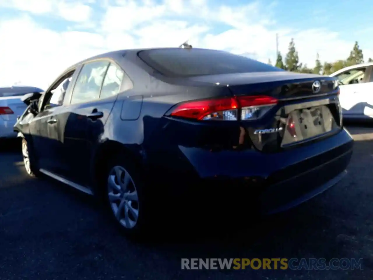 3 Photograph of a damaged car JTDEPRAE5LJ089854 TOYOTA COROLLA 2020