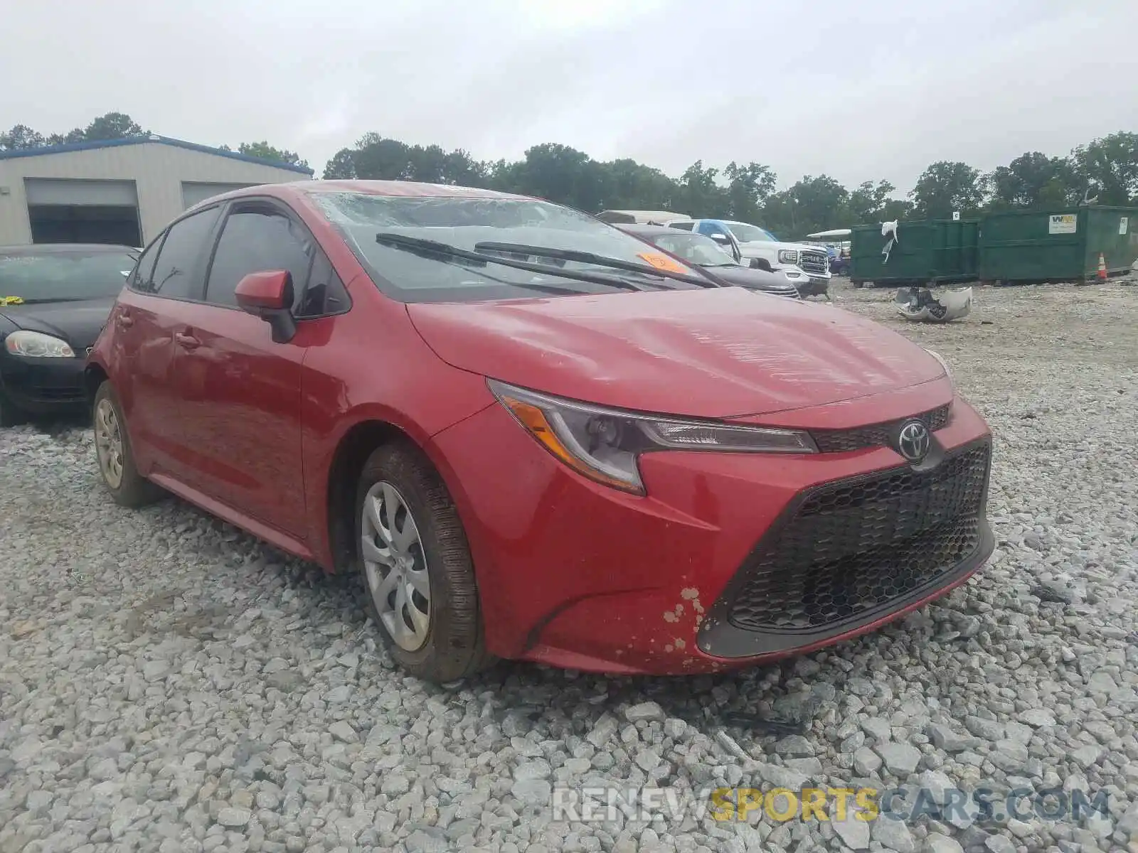 1 Photograph of a damaged car JTDEPRAE5LJ090101 TOYOTA COROLLA 2020