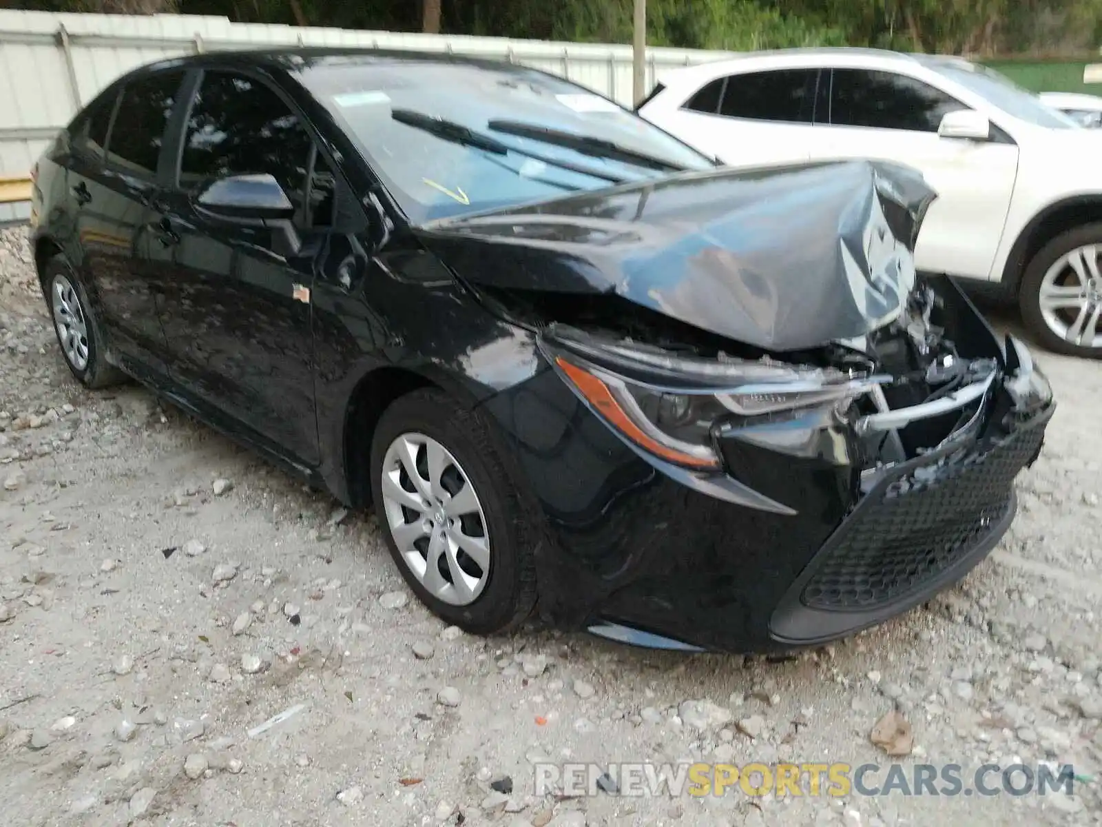 1 Photograph of a damaged car JTDEPRAE5LJ090552 TOYOTA COROLLA 2020