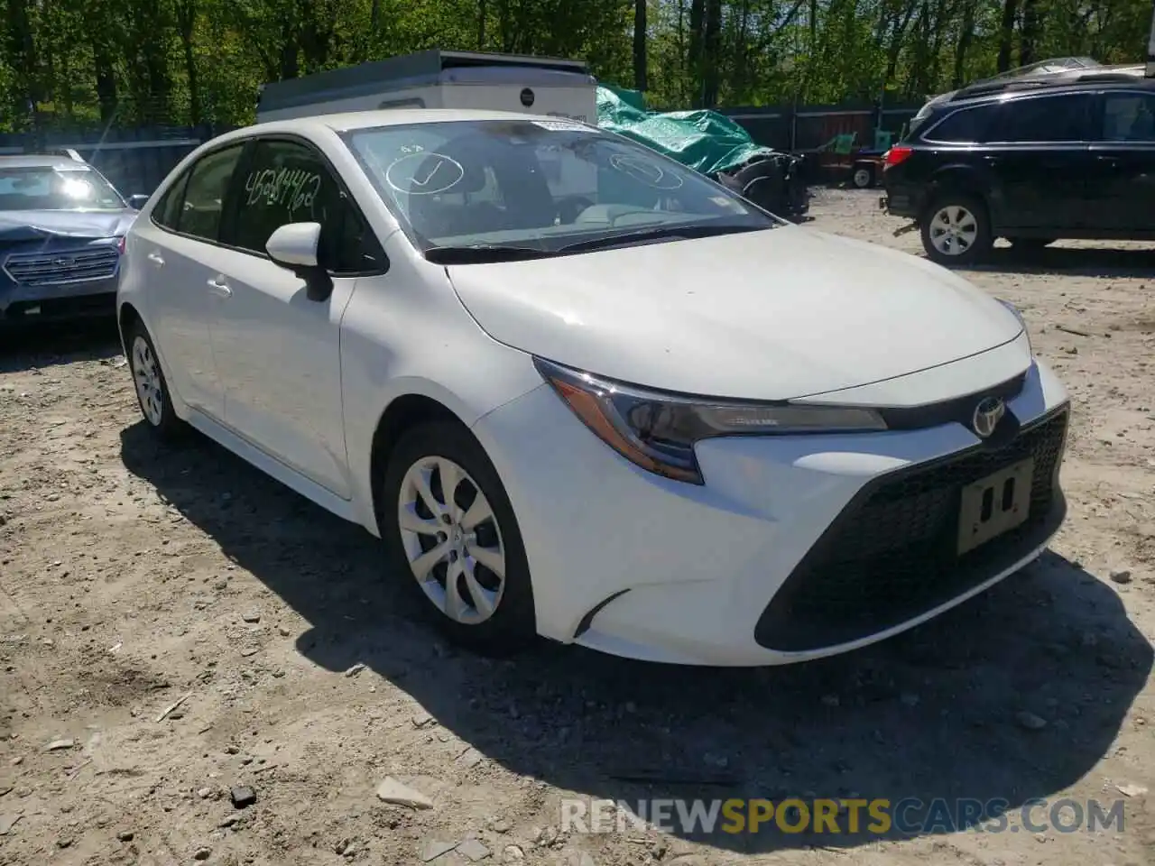 1 Photograph of a damaged car JTDEPRAE5LJ090616 TOYOTA COROLLA 2020