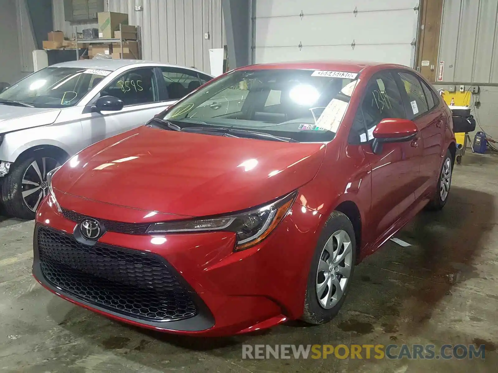 2 Photograph of a damaged car JTDEPRAE5LJ091247 TOYOTA COROLLA 2020