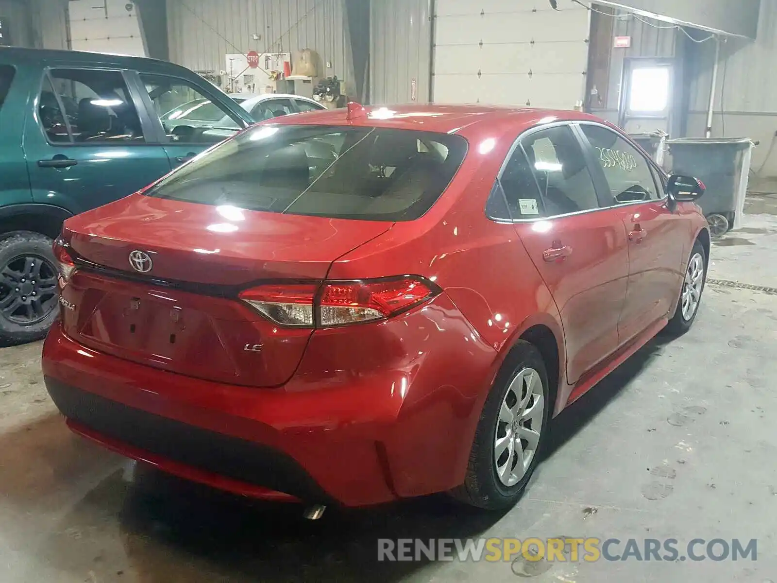 4 Photograph of a damaged car JTDEPRAE5LJ091247 TOYOTA COROLLA 2020