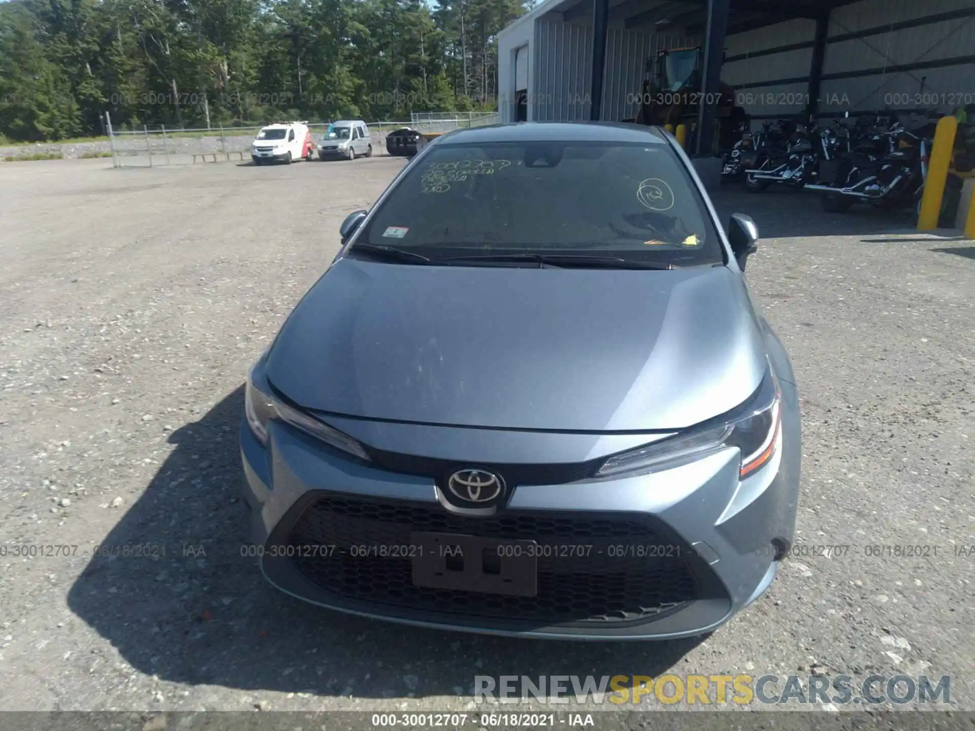 6 Photograph of a damaged car JTDEPRAE5LJ091278 TOYOTA COROLLA 2020