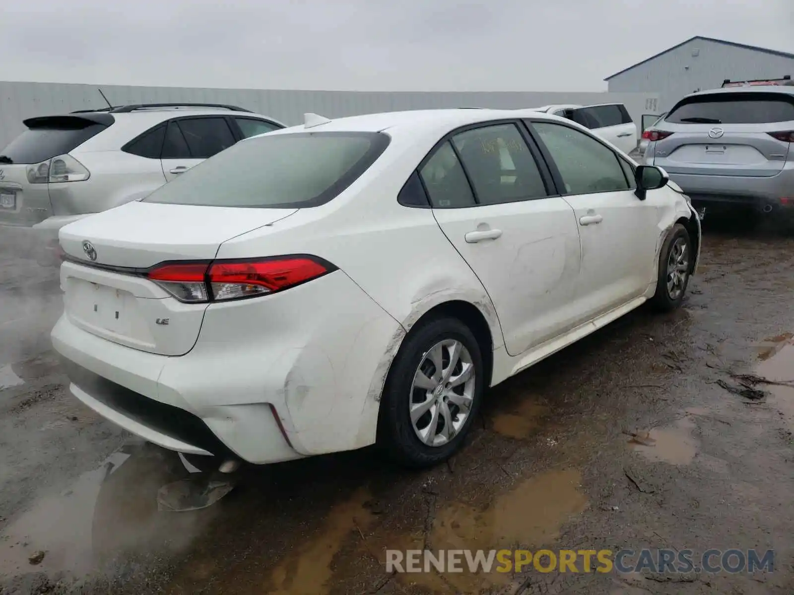 4 Photograph of a damaged car JTDEPRAE5LJ091538 TOYOTA COROLLA 2020