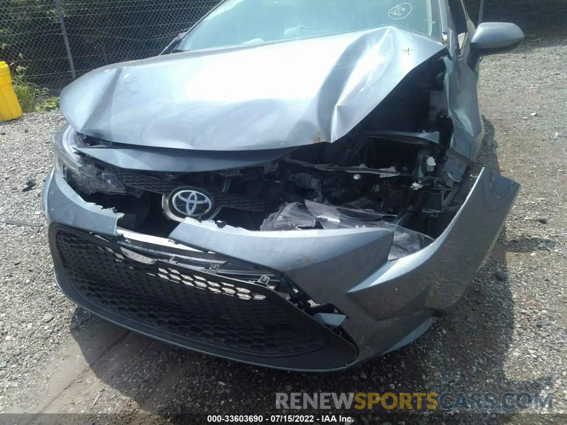 6 Photograph of a damaged car JTDEPRAE5LJ092785 TOYOTA COROLLA 2020