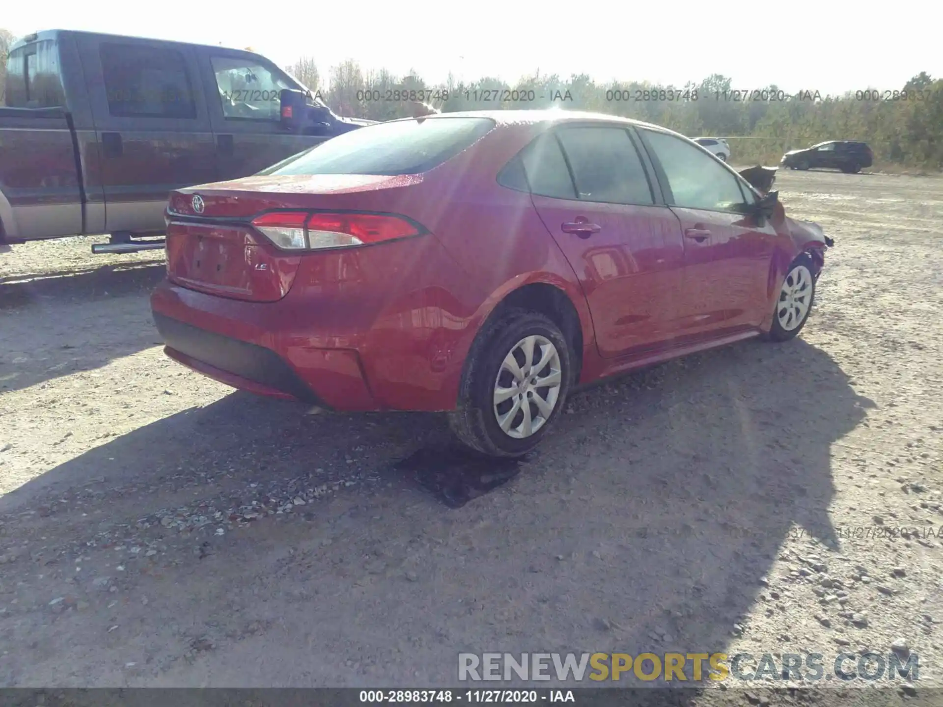 4 Photograph of a damaged car JTDEPRAE5LJ093399 TOYOTA COROLLA 2020