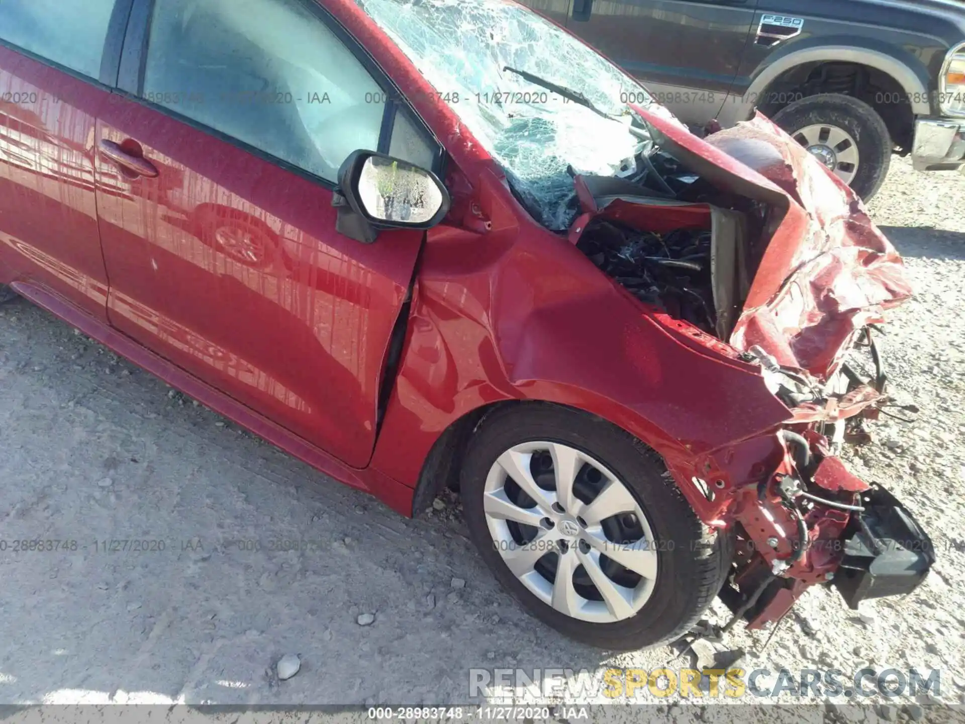 6 Photograph of a damaged car JTDEPRAE5LJ093399 TOYOTA COROLLA 2020