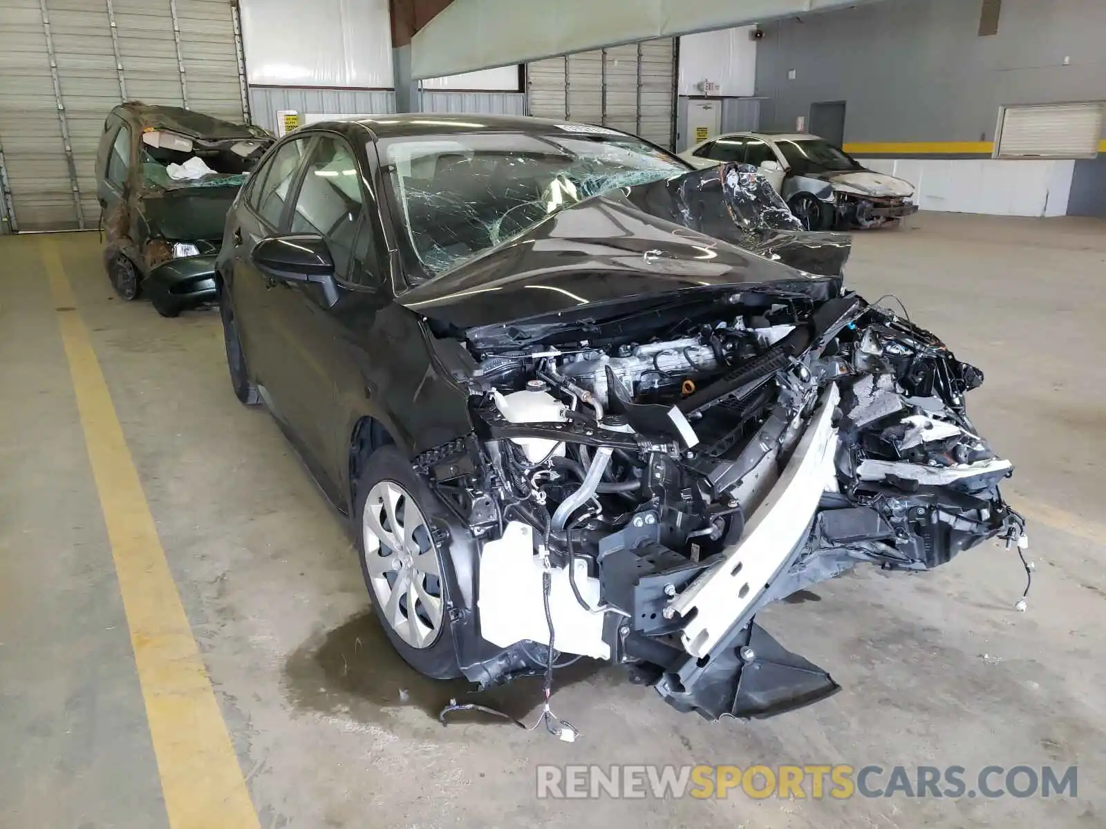 1 Photograph of a damaged car JTDEPRAE5LJ094052 TOYOTA COROLLA 2020