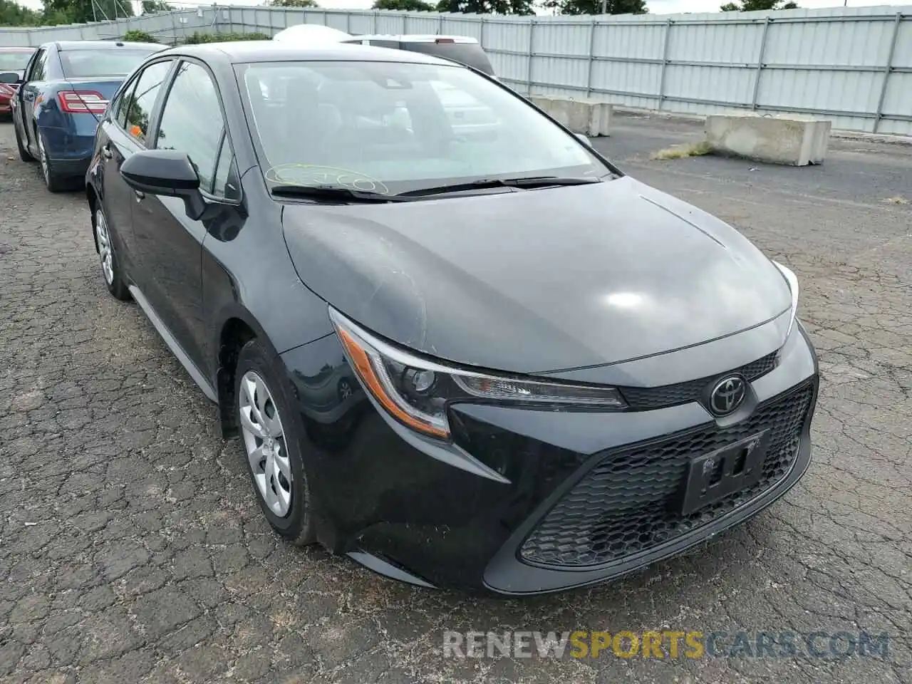 1 Photograph of a damaged car JTDEPRAE5LJ094343 TOYOTA COROLLA 2020