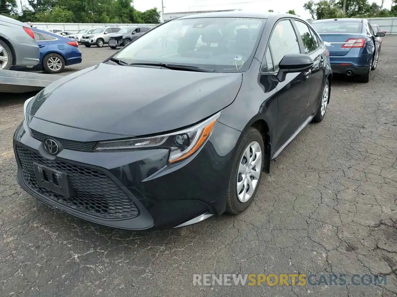 2 Photograph of a damaged car JTDEPRAE5LJ094343 TOYOTA COROLLA 2020