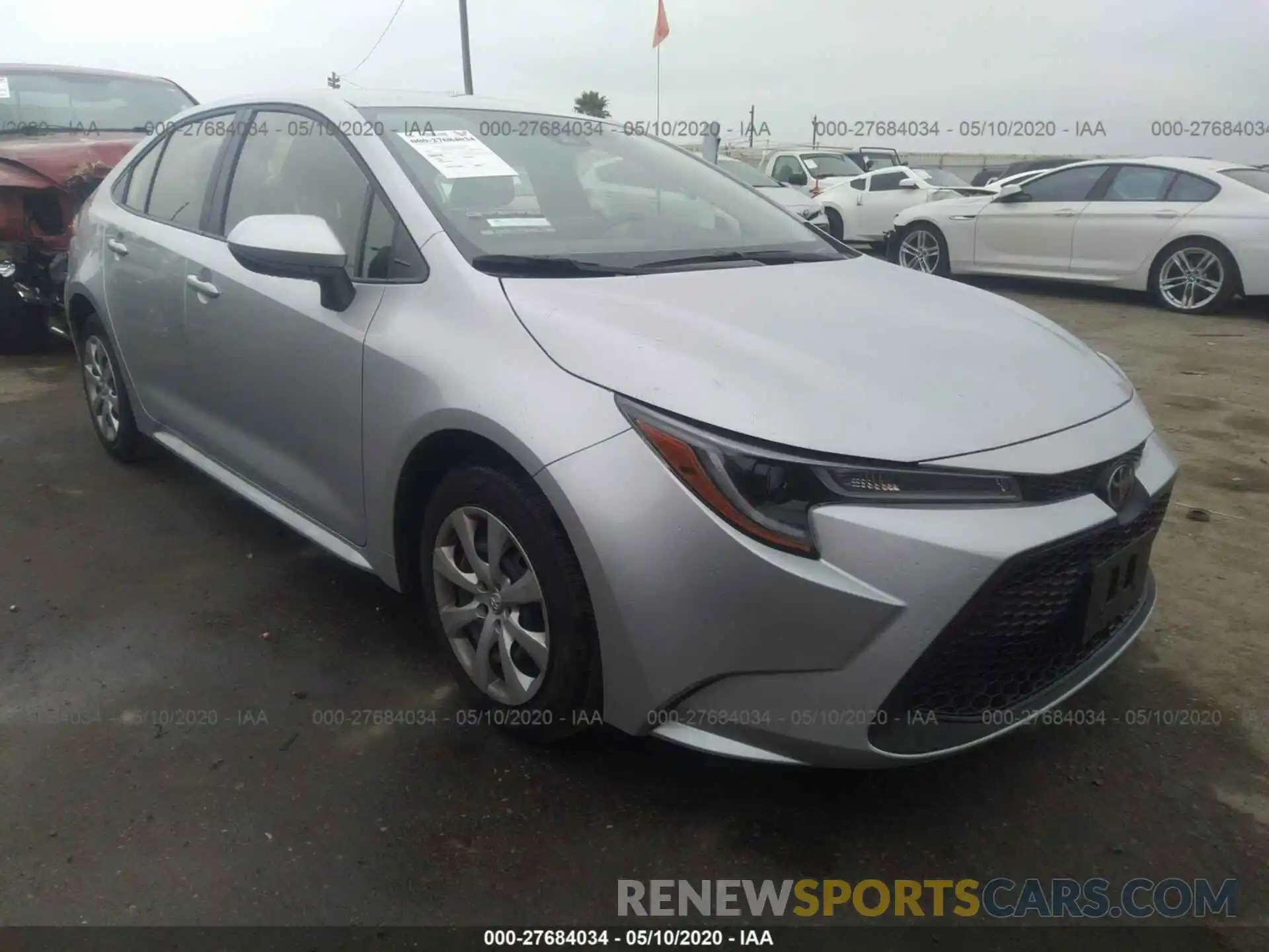 1 Photograph of a damaged car JTDEPRAE5LJ094715 TOYOTA COROLLA 2020