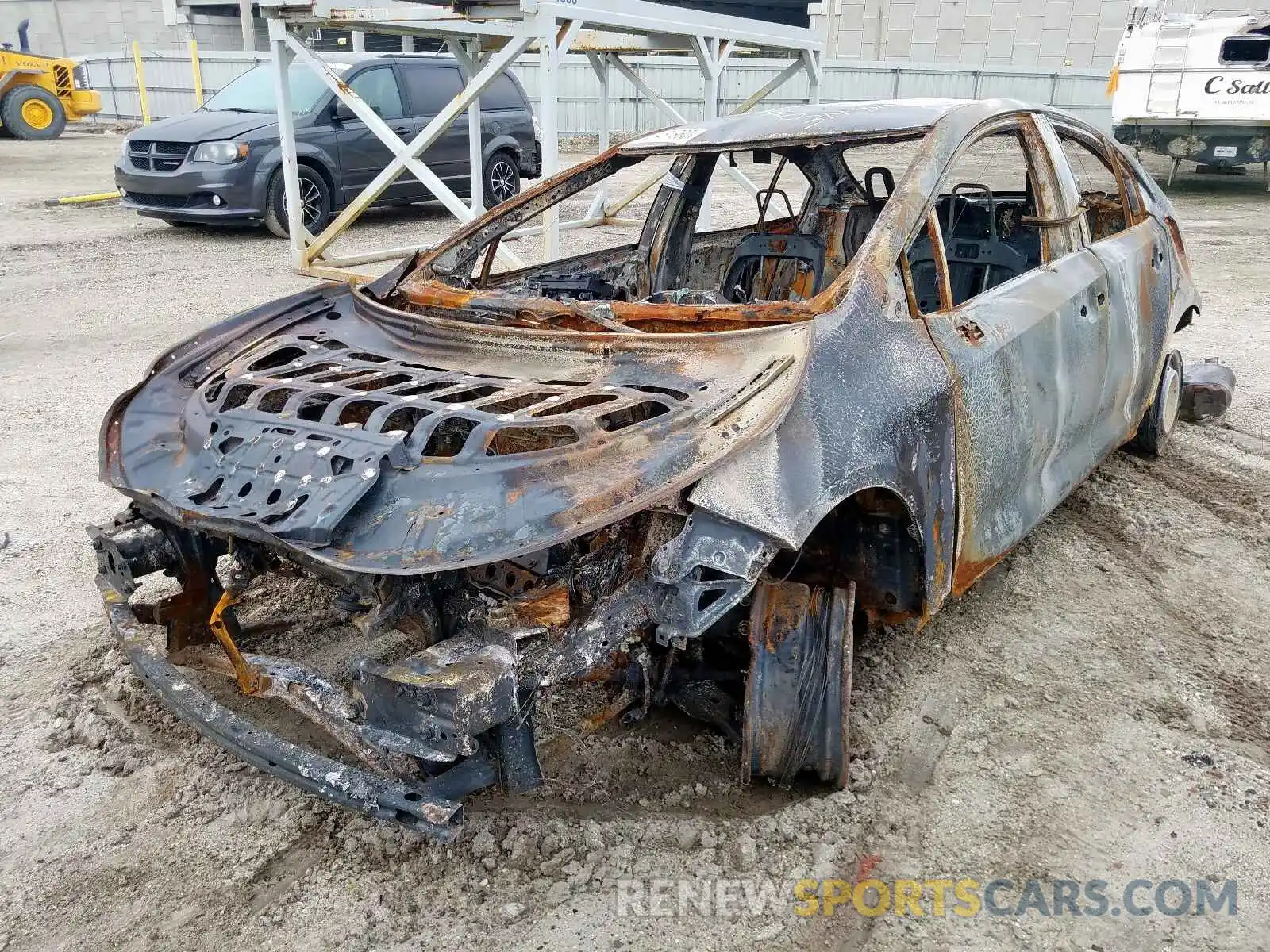 2 Photograph of a damaged car JTDEPRAE5LJ095413 TOYOTA COROLLA 2020