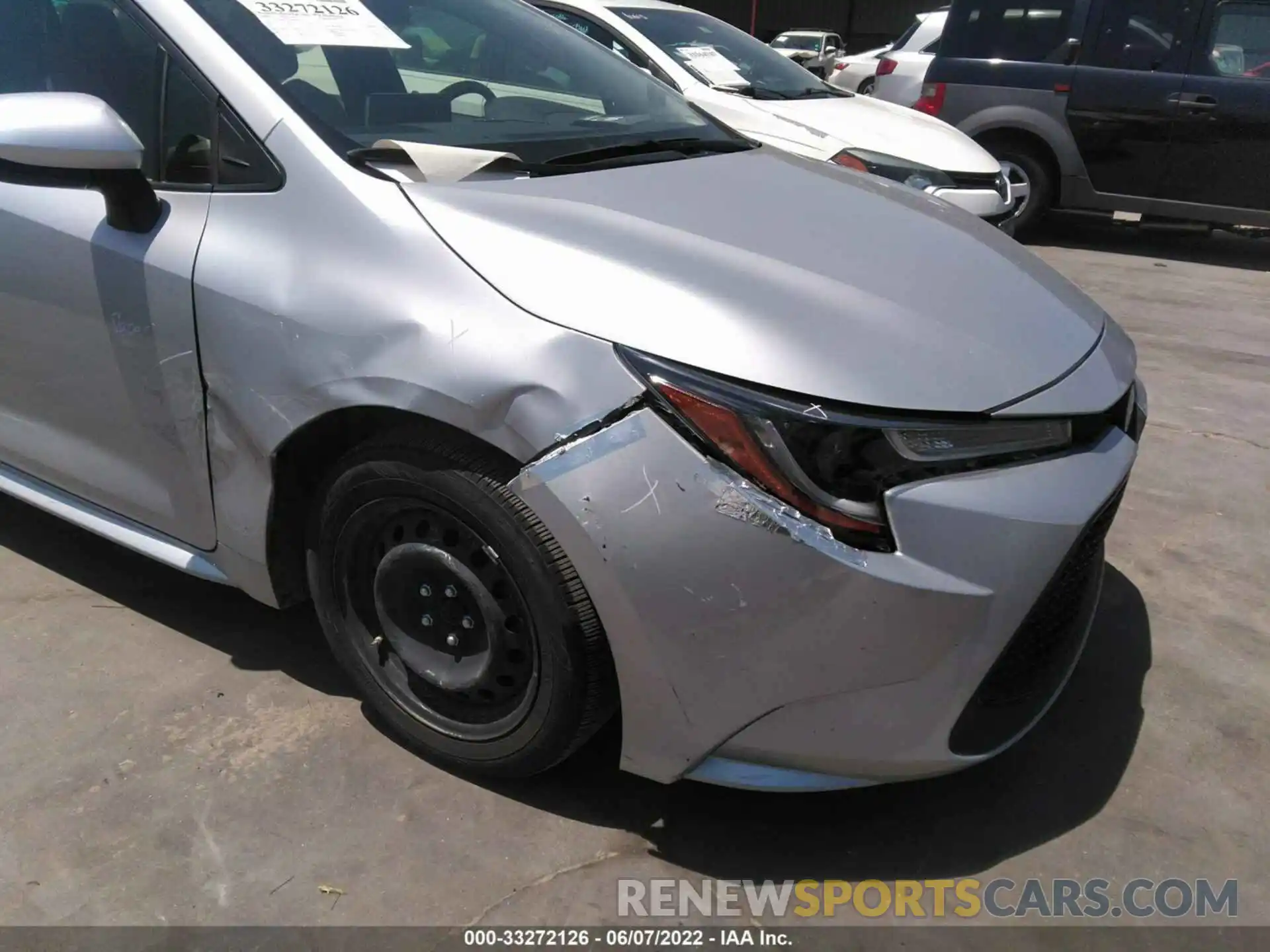 6 Photograph of a damaged car JTDEPRAE5LJ095590 TOYOTA COROLLA 2020