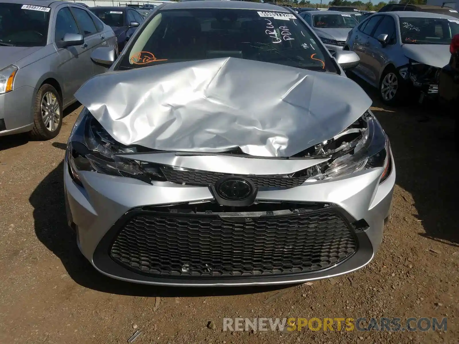 9 Photograph of a damaged car JTDEPRAE5LJ095833 TOYOTA COROLLA 2020