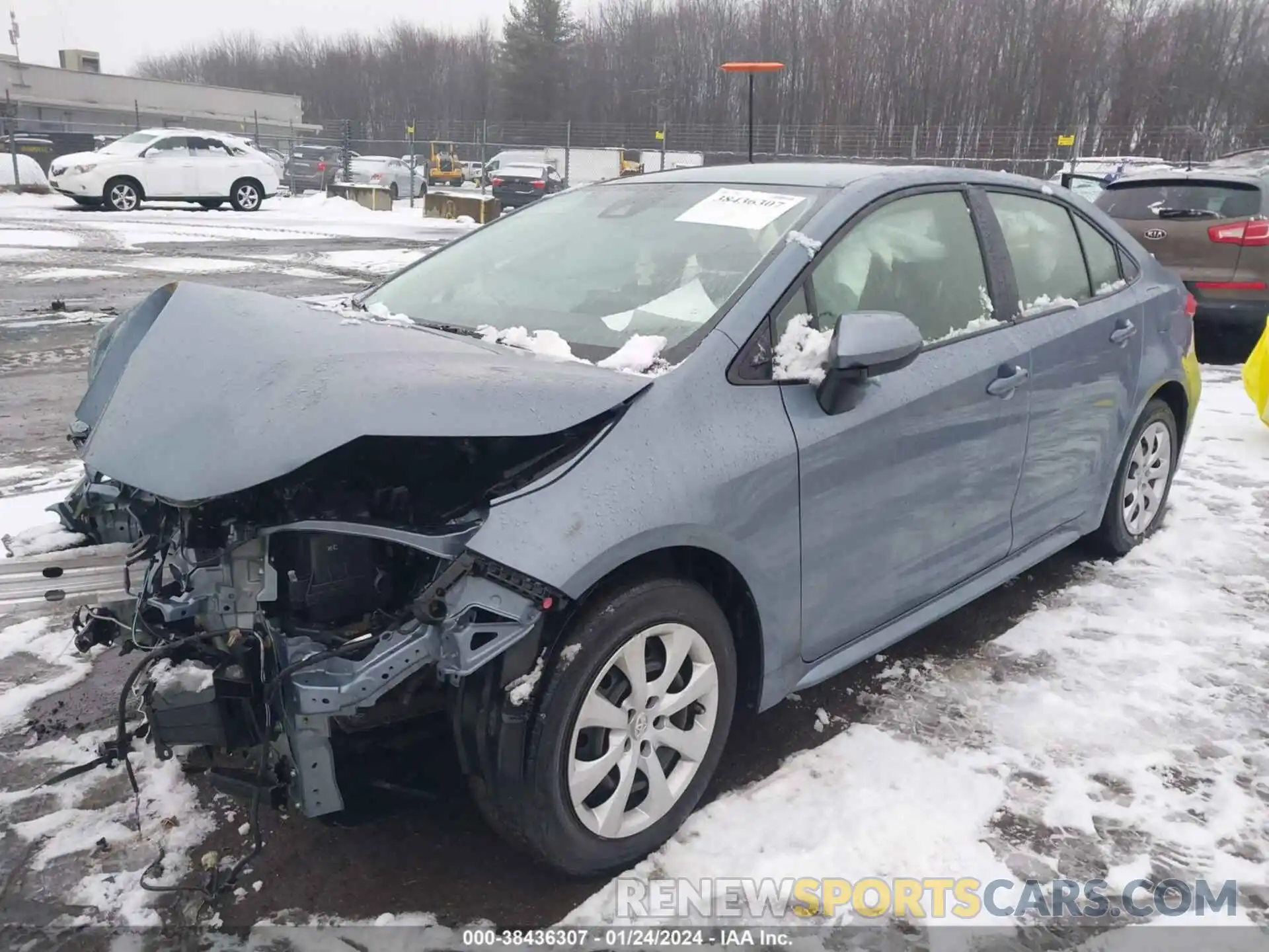 2 Photograph of a damaged car JTDEPRAE5LJ096142 TOYOTA COROLLA 2020