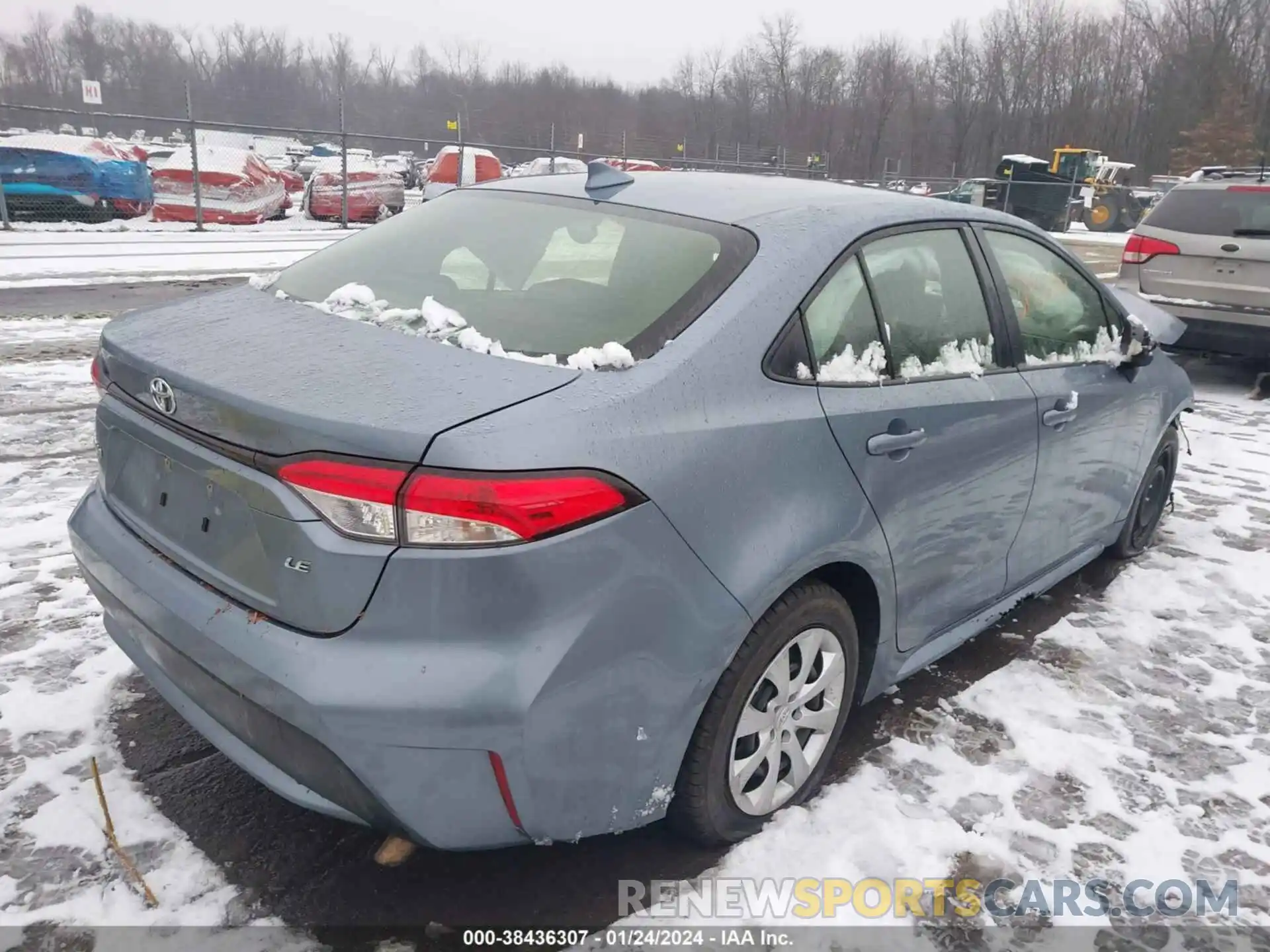 4 Photograph of a damaged car JTDEPRAE5LJ096142 TOYOTA COROLLA 2020