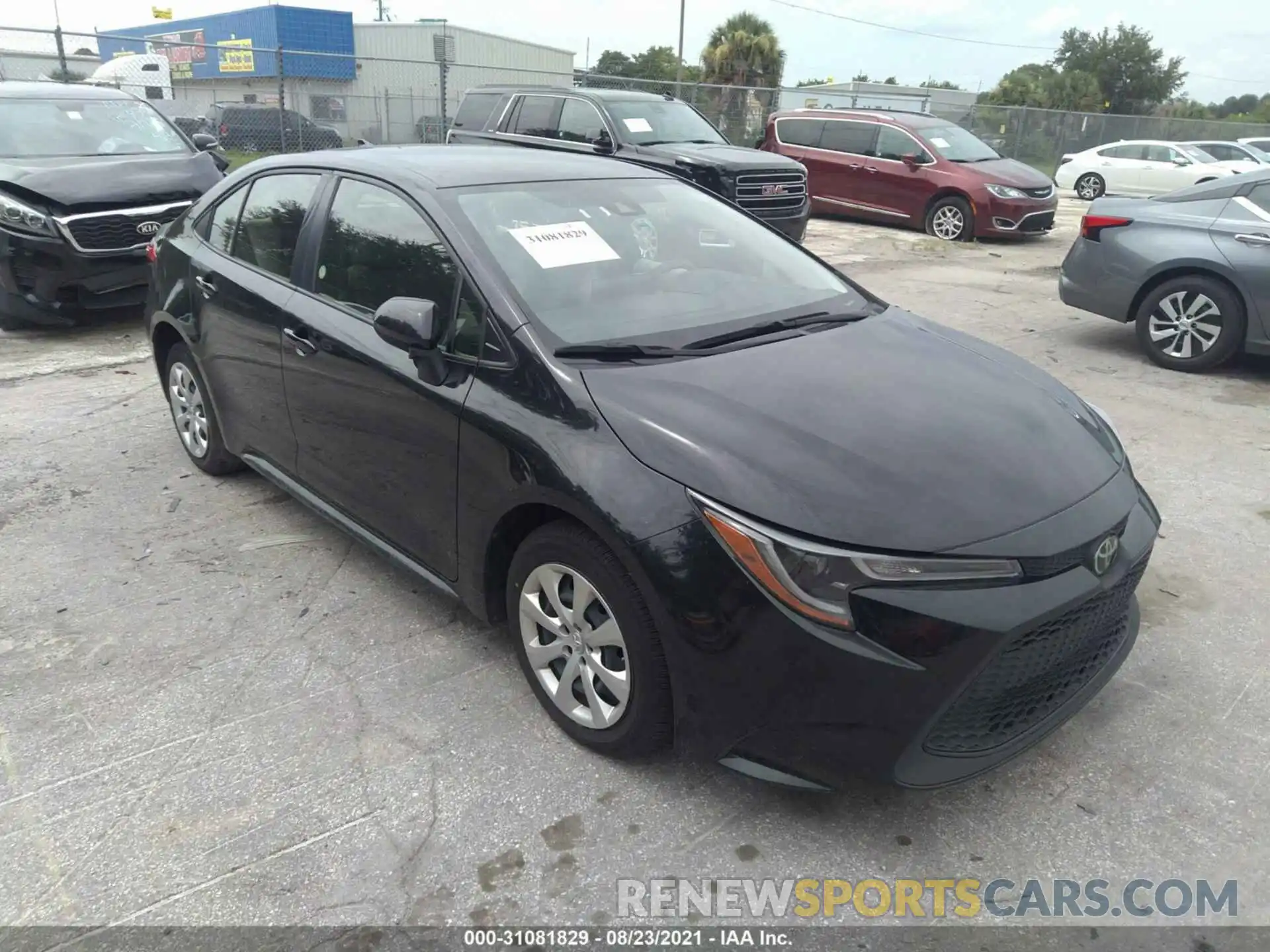 1 Photograph of a damaged car JTDEPRAE5LJ096433 TOYOTA COROLLA 2020