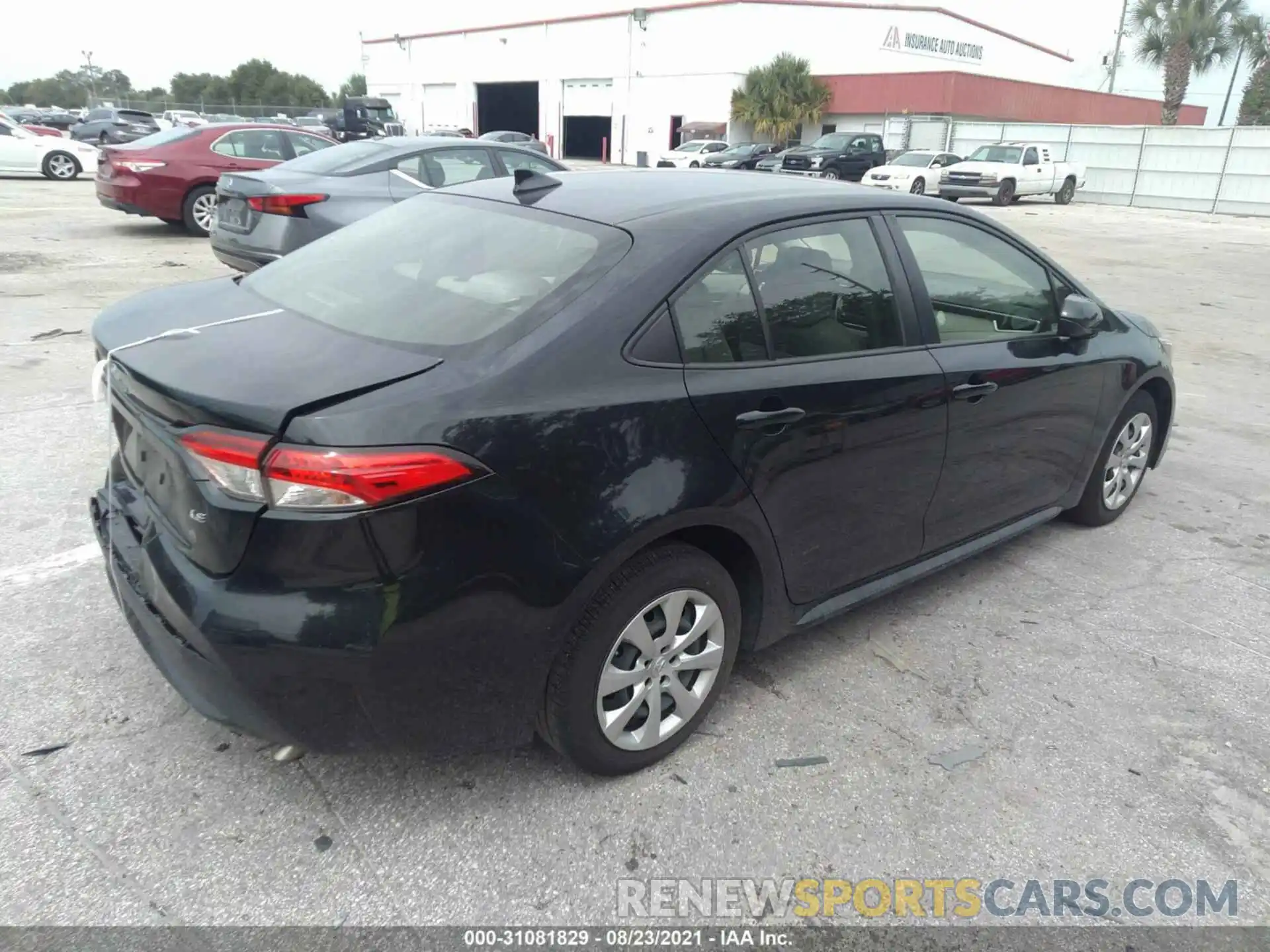 4 Photograph of a damaged car JTDEPRAE5LJ096433 TOYOTA COROLLA 2020