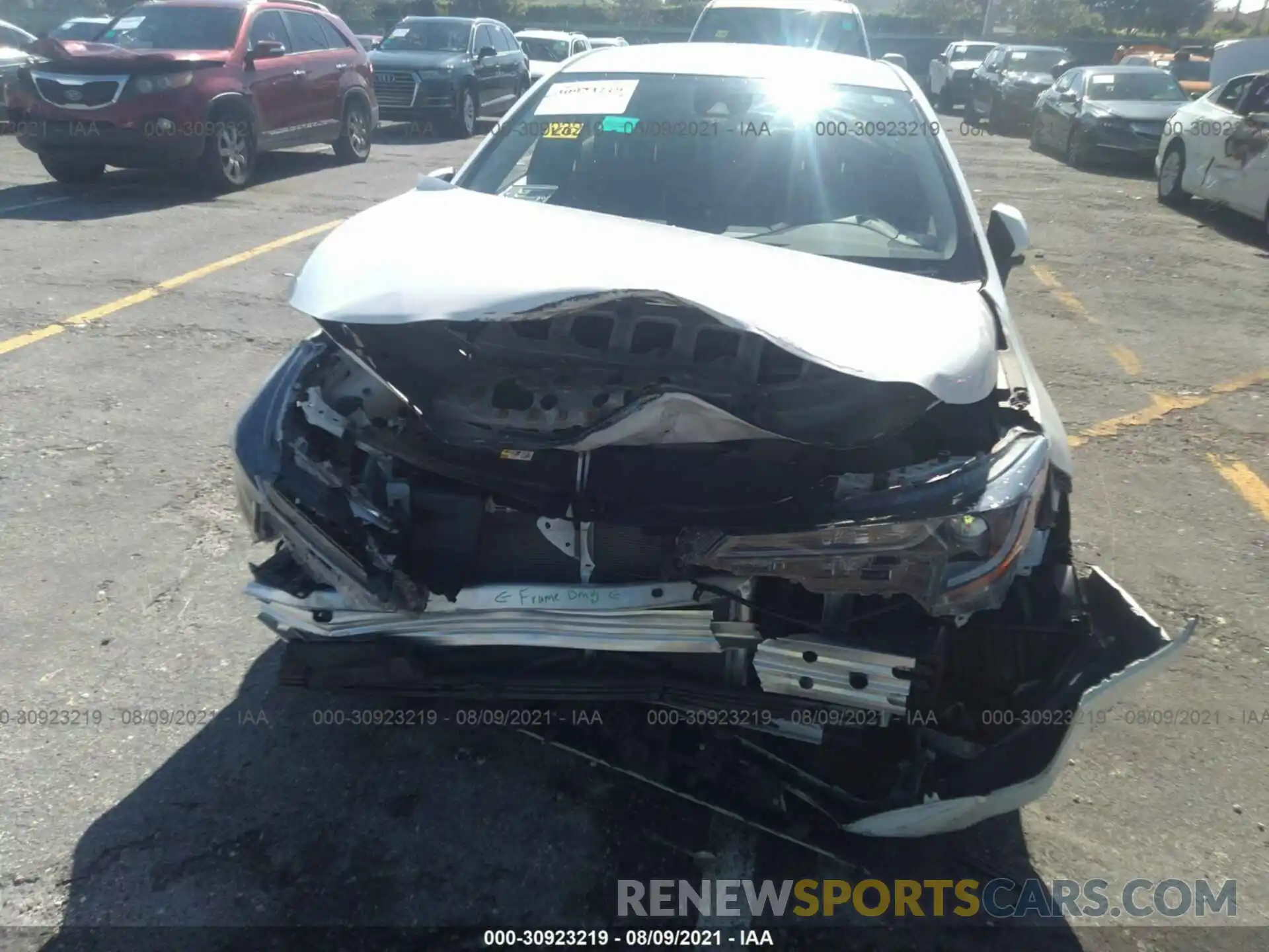 6 Photograph of a damaged car JTDEPRAE5LJ097159 TOYOTA COROLLA 2020