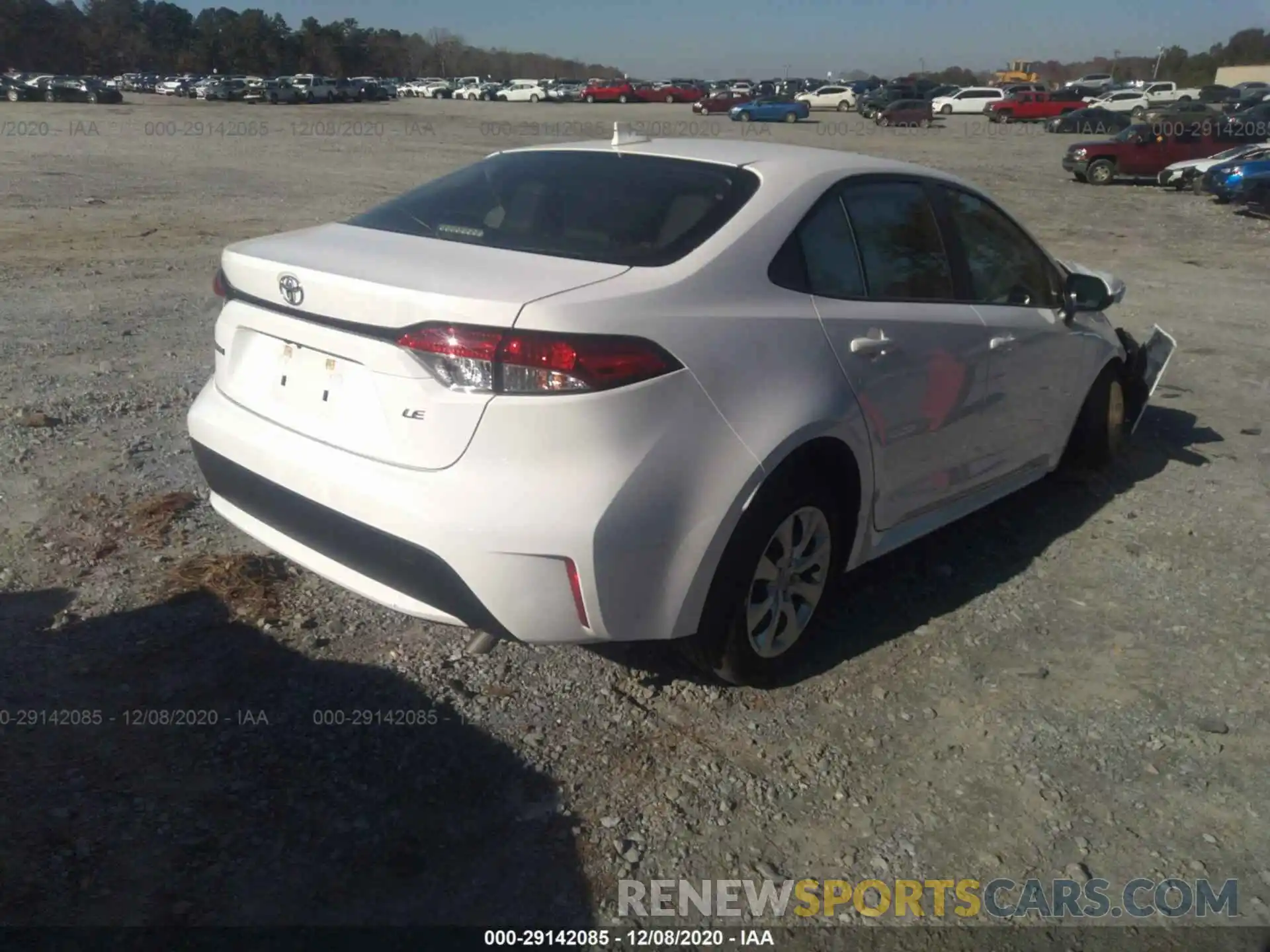 4 Photograph of a damaged car JTDEPRAE5LJ097386 TOYOTA COROLLA 2020