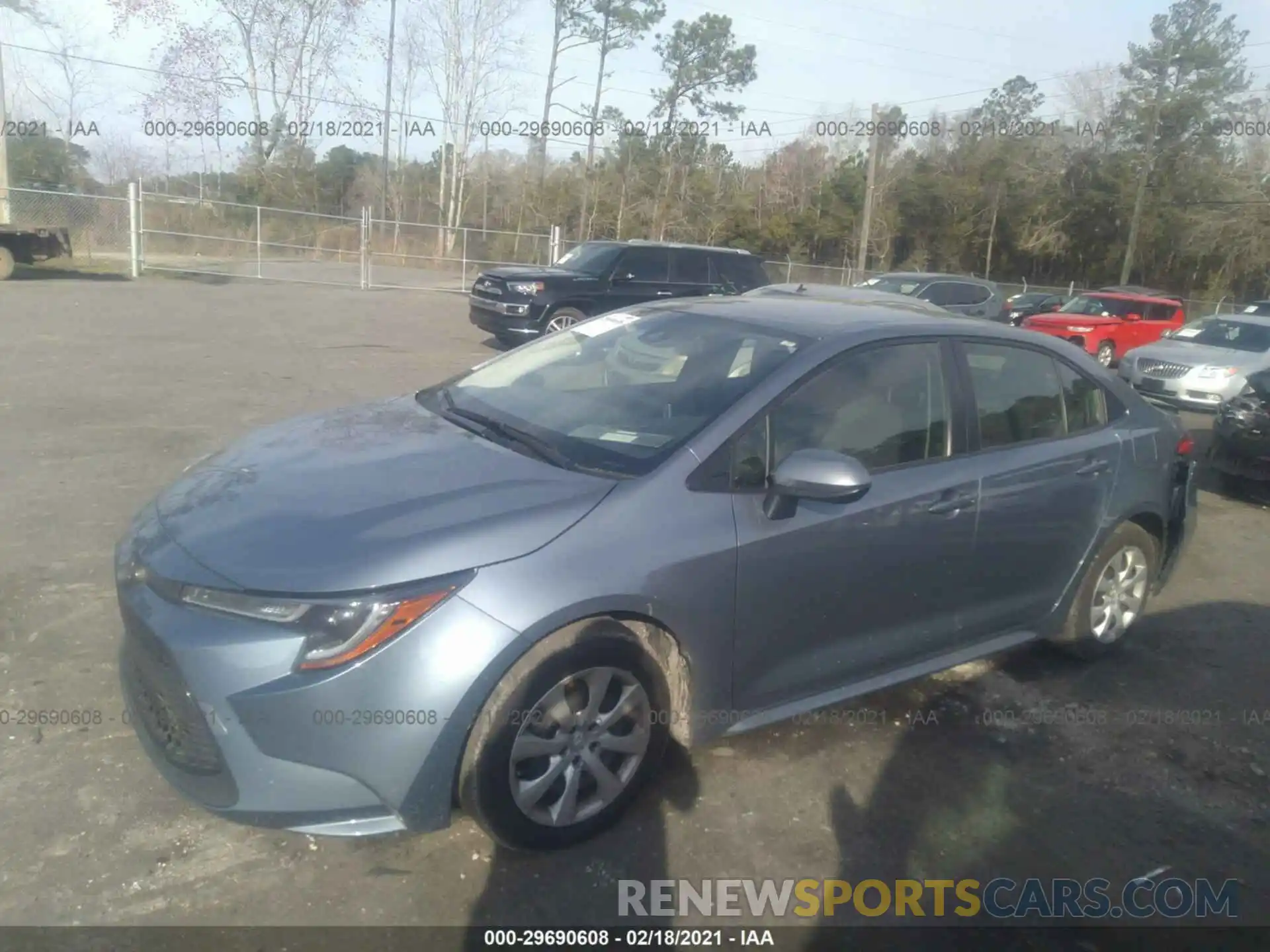 2 Photograph of a damaged car JTDEPRAE5LJ099056 TOYOTA COROLLA 2020