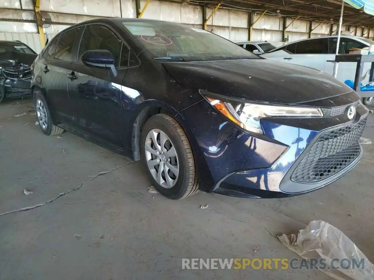 1 Photograph of a damaged car JTDEPRAE5LJ099123 TOYOTA COROLLA 2020