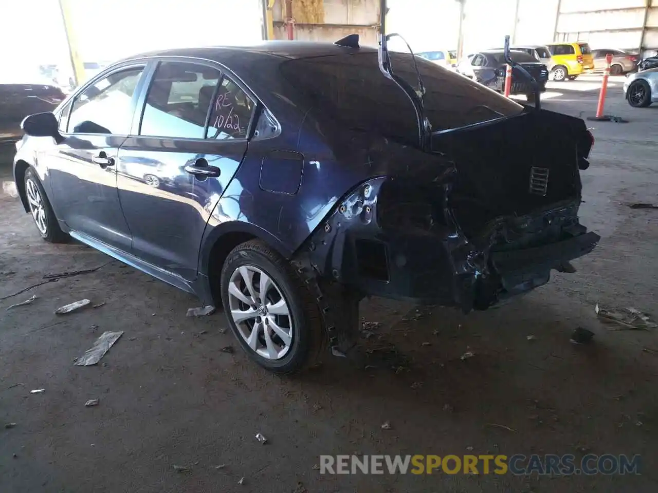 9 Photograph of a damaged car JTDEPRAE5LJ099123 TOYOTA COROLLA 2020