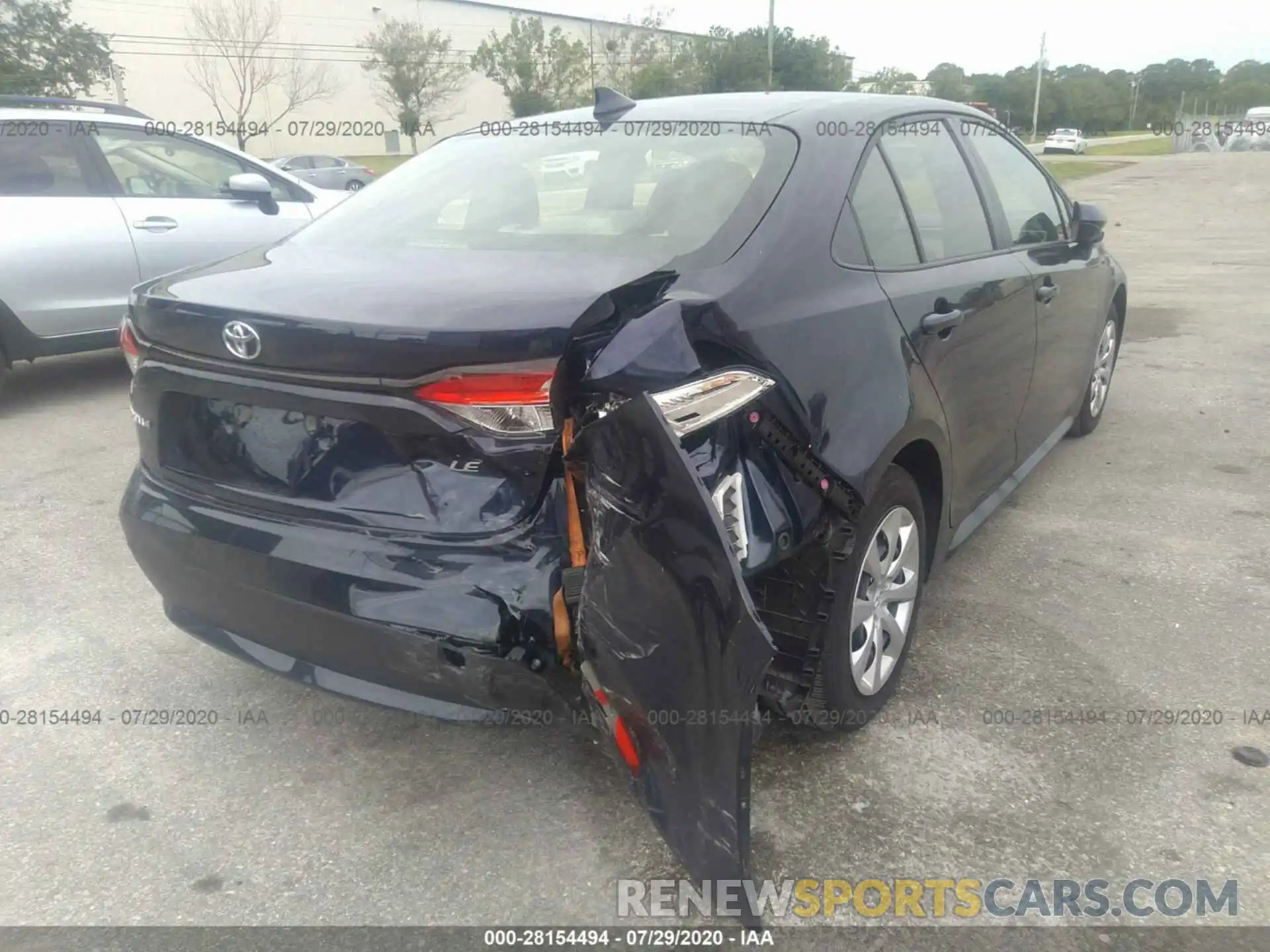 6 Photograph of a damaged car JTDEPRAE5LJ099428 TOYOTA COROLLA 2020