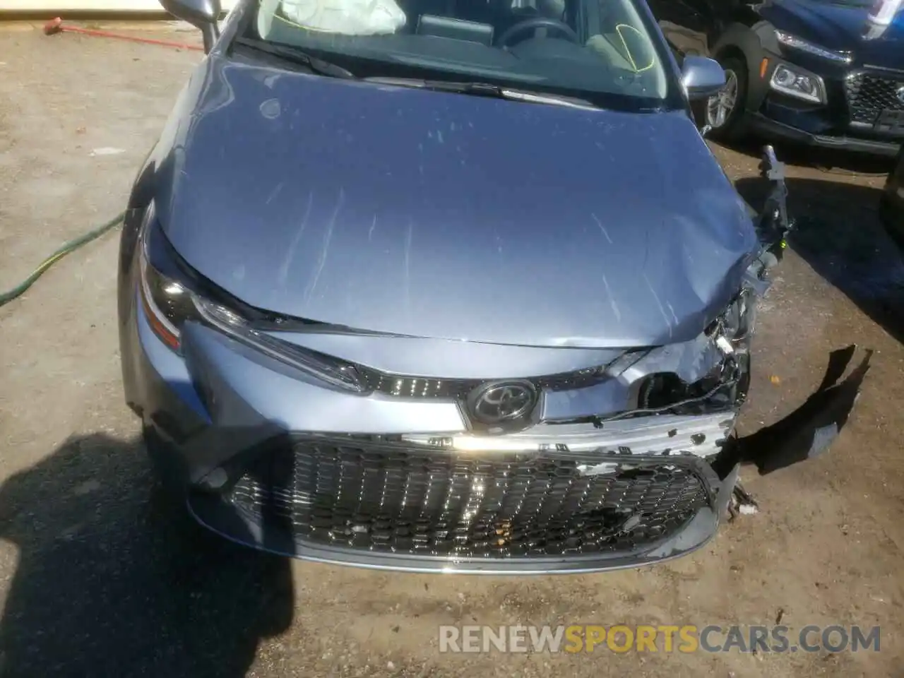 9 Photograph of a damaged car JTDEPRAE5LJ099445 TOYOTA COROLLA 2020