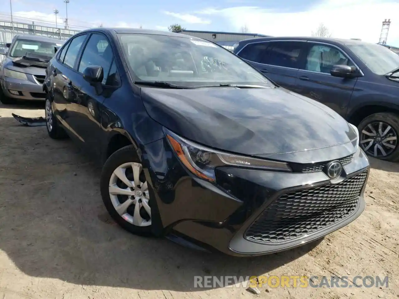 1 Photograph of a damaged car JTDEPRAE5LJ100173 TOYOTA COROLLA 2020