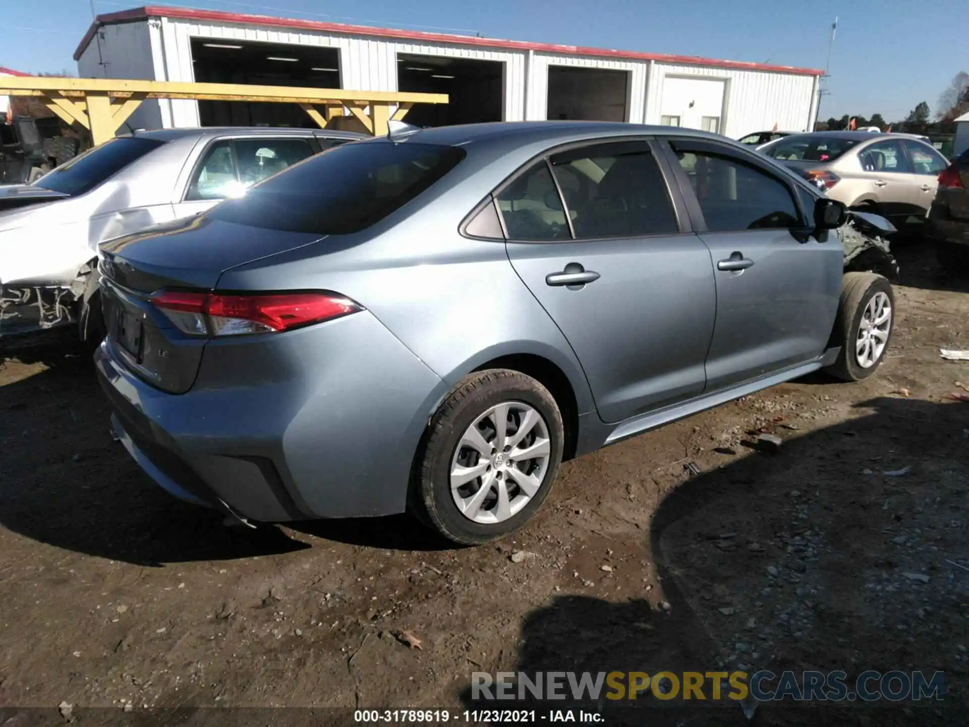 4 Photograph of a damaged car JTDEPRAE5LJ100853 TOYOTA COROLLA 2020