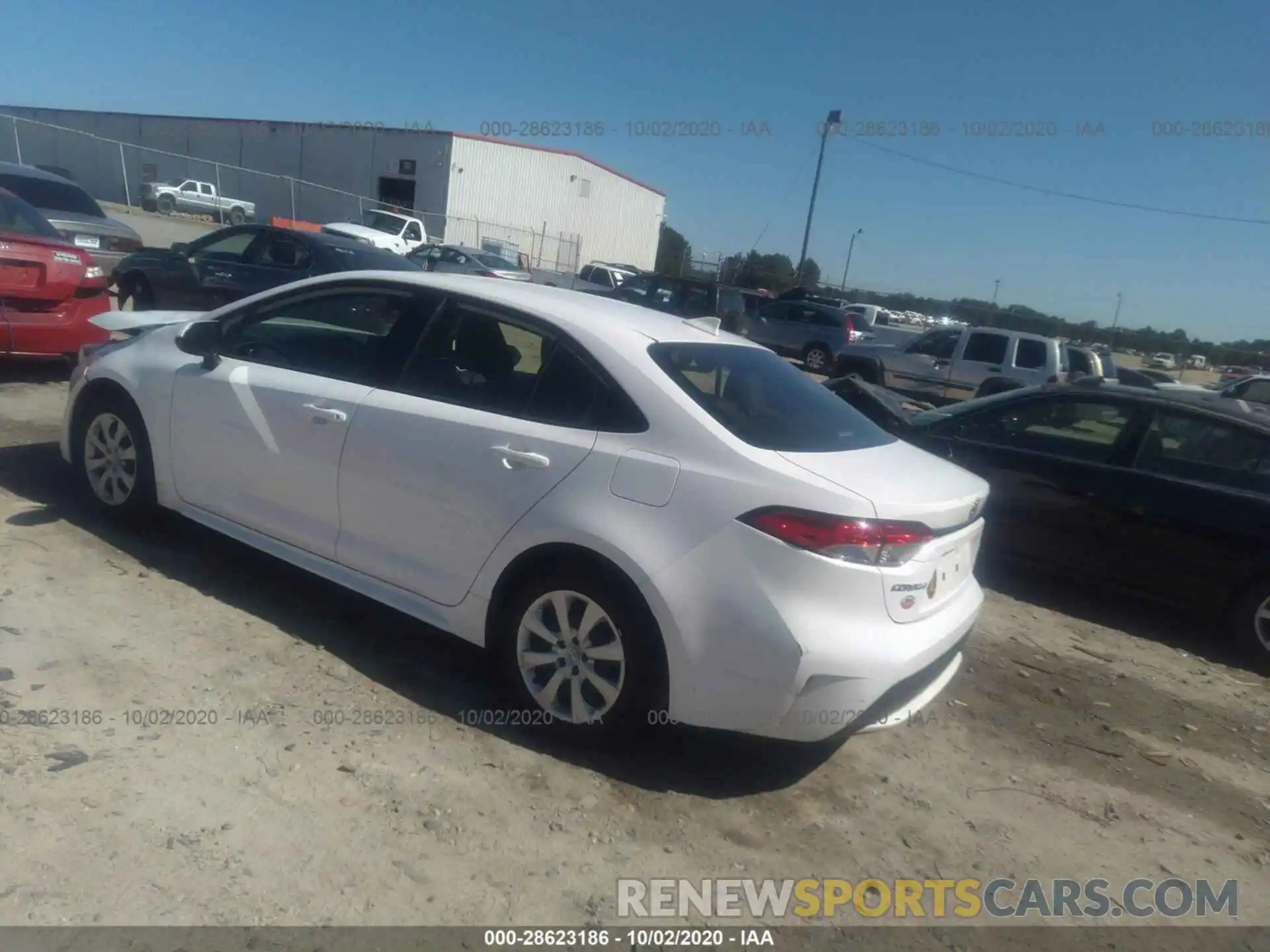 3 Photograph of a damaged car JTDEPRAE5LJ101856 TOYOTA COROLLA 2020