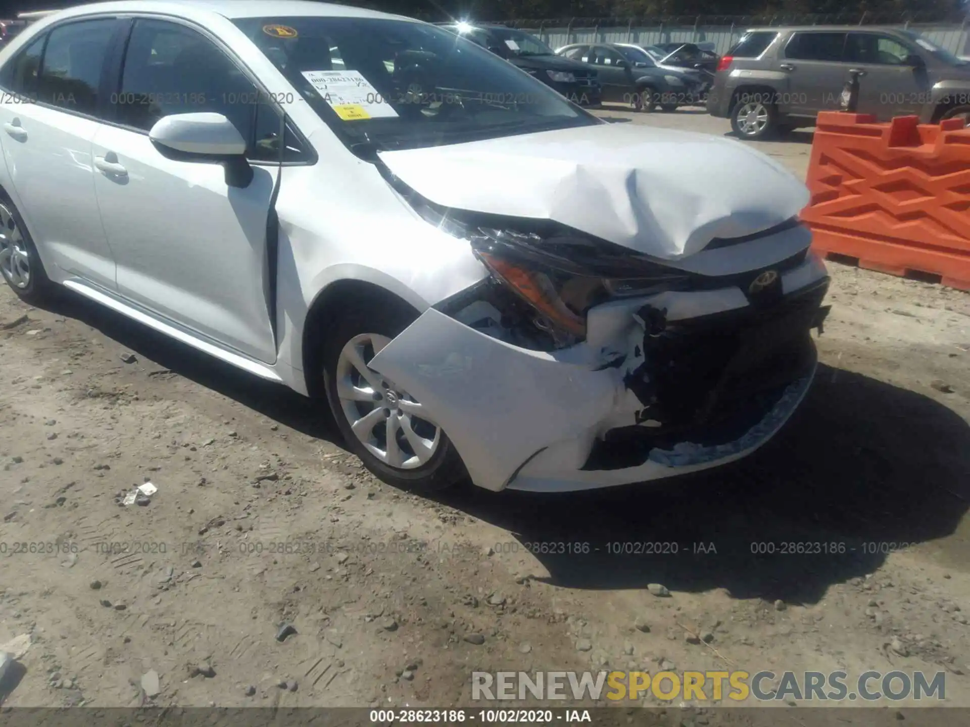 6 Photograph of a damaged car JTDEPRAE5LJ101856 TOYOTA COROLLA 2020