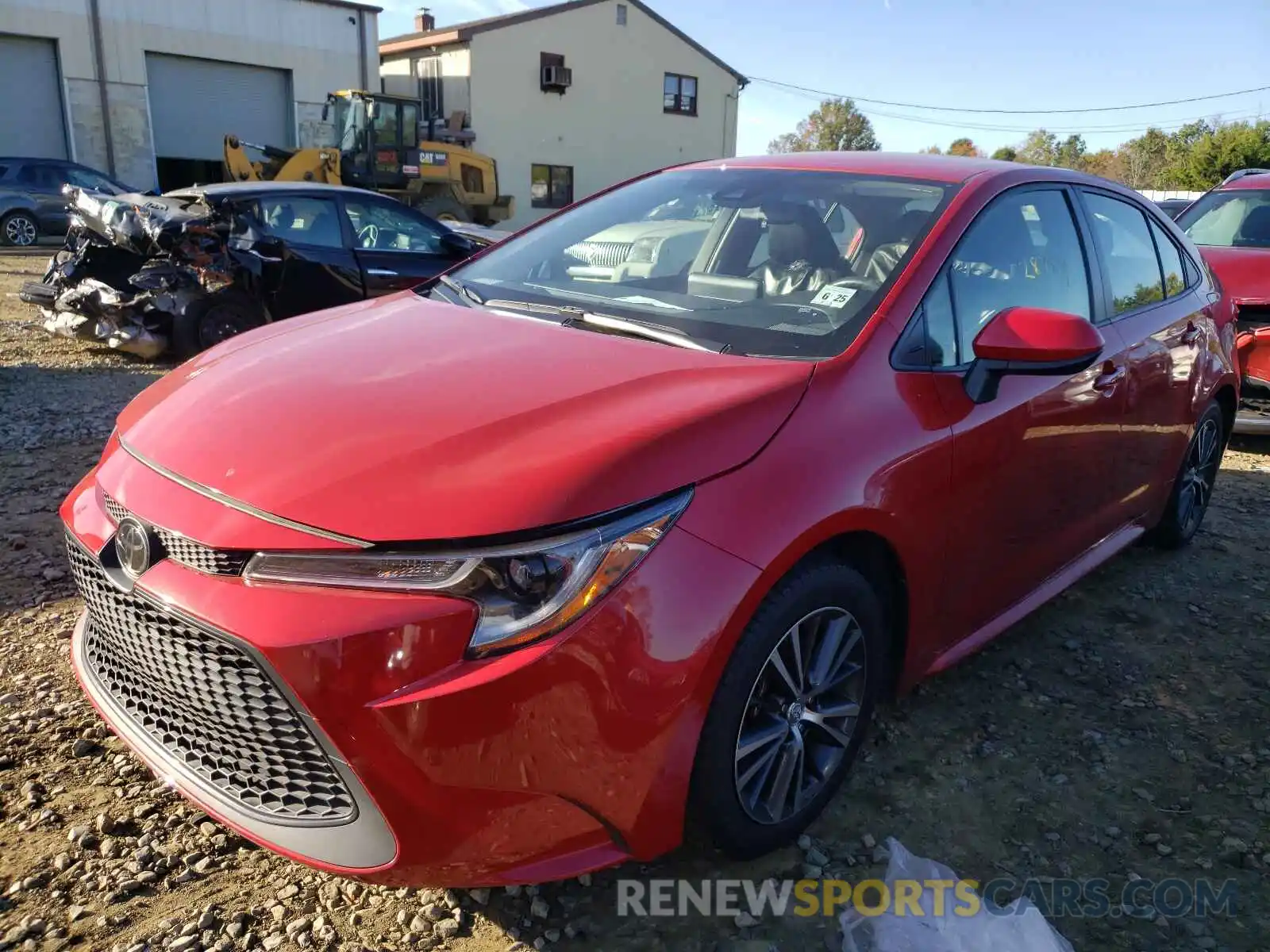 2 Photograph of a damaged car JTDEPRAE5LJ101887 TOYOTA COROLLA 2020