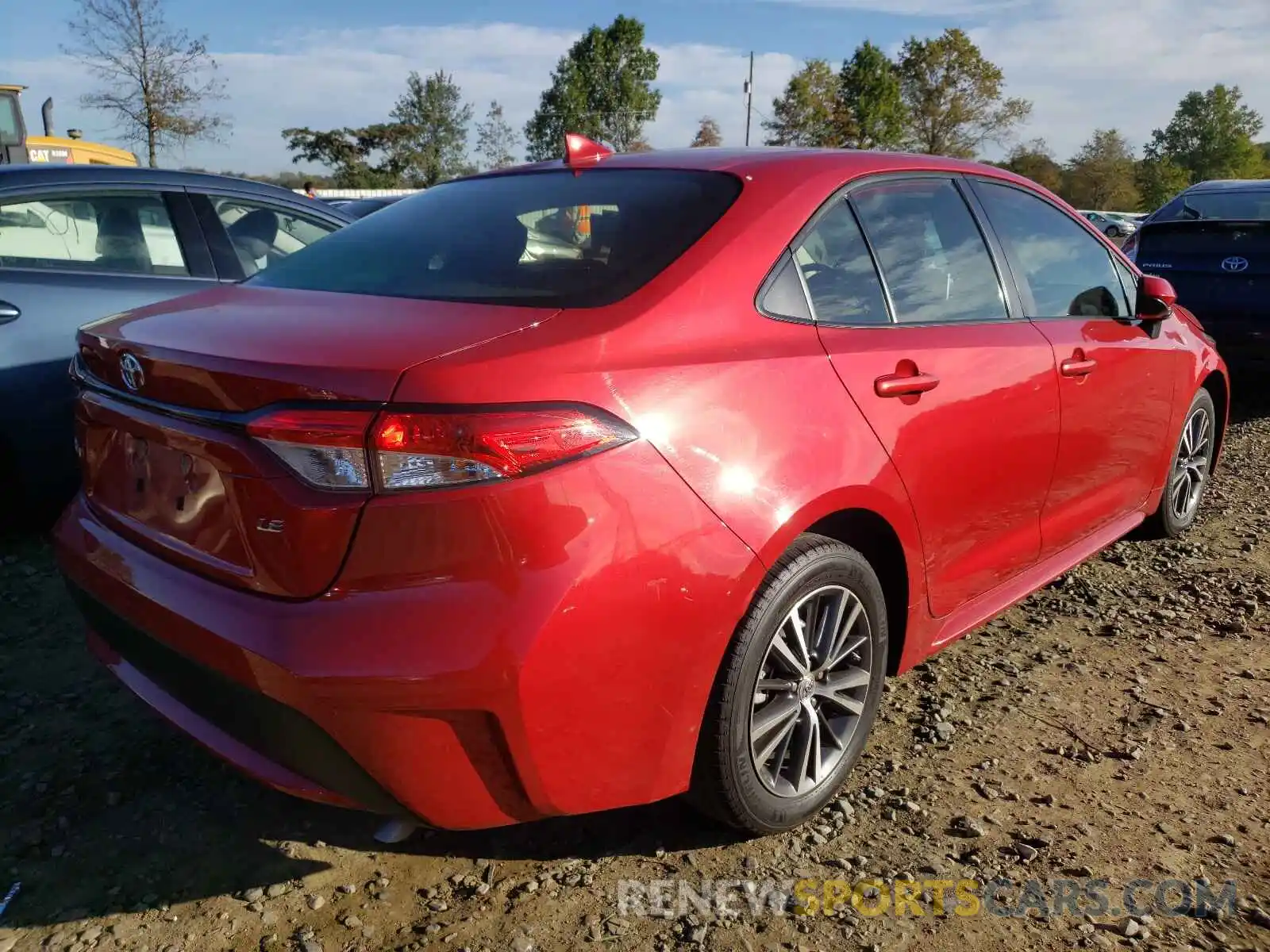 4 Photograph of a damaged car JTDEPRAE5LJ101887 TOYOTA COROLLA 2020