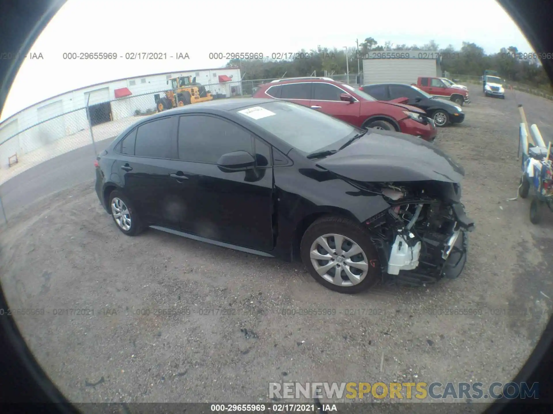 1 Photograph of a damaged car JTDEPRAE5LJ102571 TOYOTA COROLLA 2020