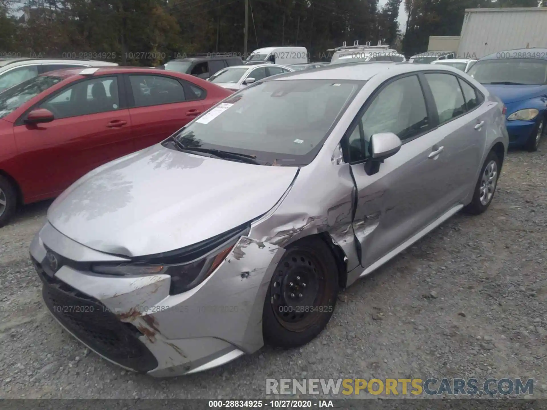 6 Photograph of a damaged car JTDEPRAE5LJ103364 TOYOTA COROLLA 2020