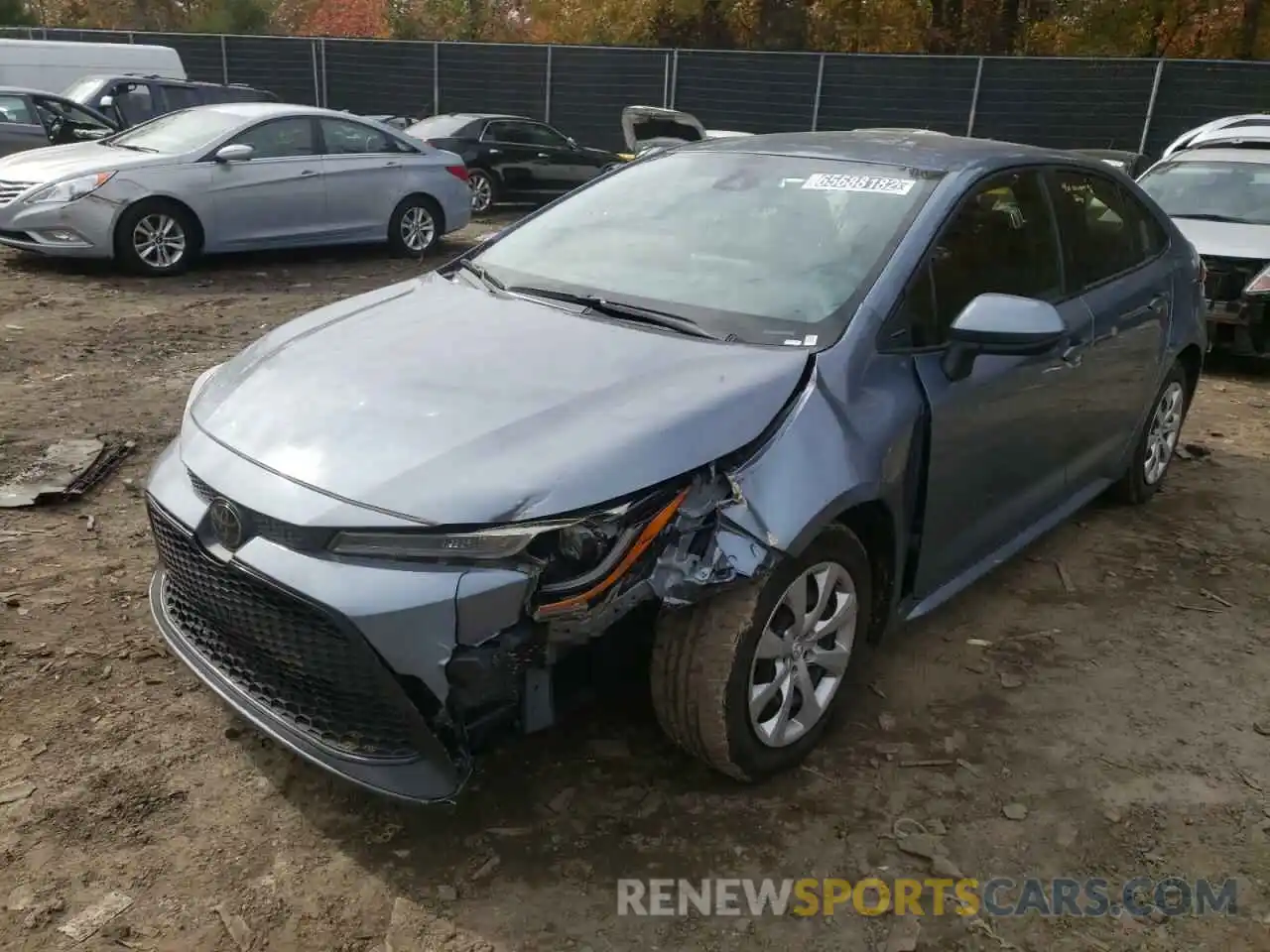 9 Photograph of a damaged car JTDEPRAE5LJ103607 TOYOTA COROLLA 2020