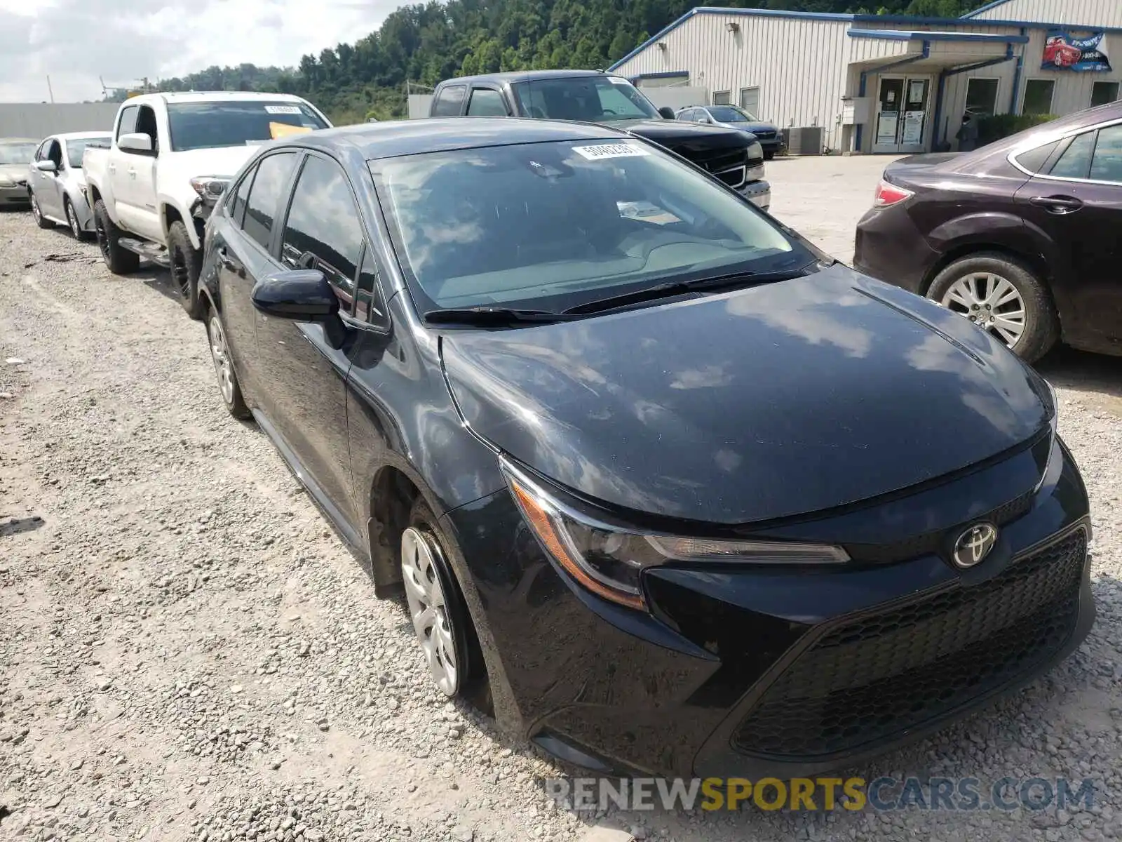 1 Photograph of a damaged car JTDEPRAE5LJ104658 TOYOTA COROLLA 2020