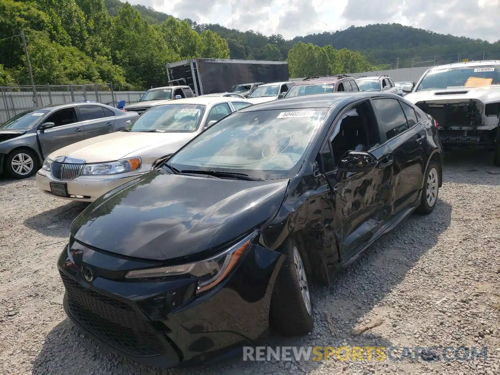 2 Photograph of a damaged car JTDEPRAE5LJ104658 TOYOTA COROLLA 2020