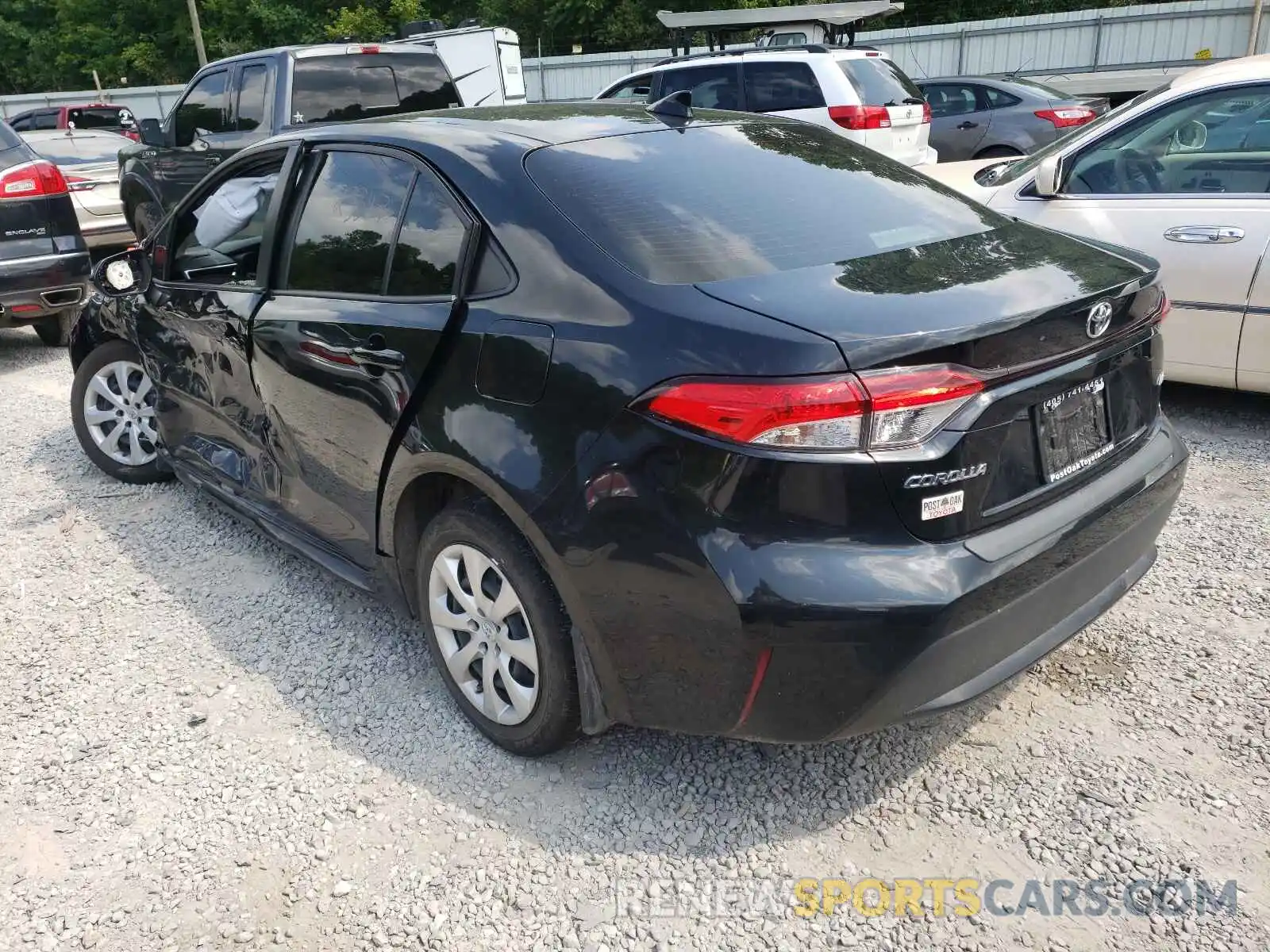 3 Photograph of a damaged car JTDEPRAE5LJ104658 TOYOTA COROLLA 2020