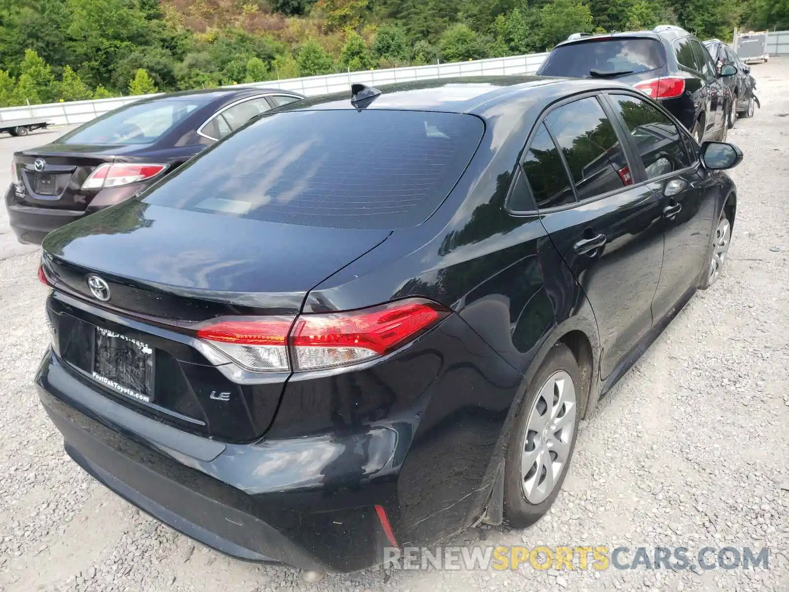 4 Photograph of a damaged car JTDEPRAE5LJ104658 TOYOTA COROLLA 2020