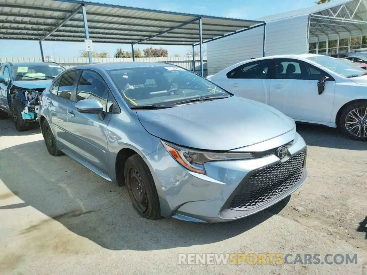 1 Photograph of a damaged car JTDEPRAE5LJ106765 TOYOTA COROLLA 2020