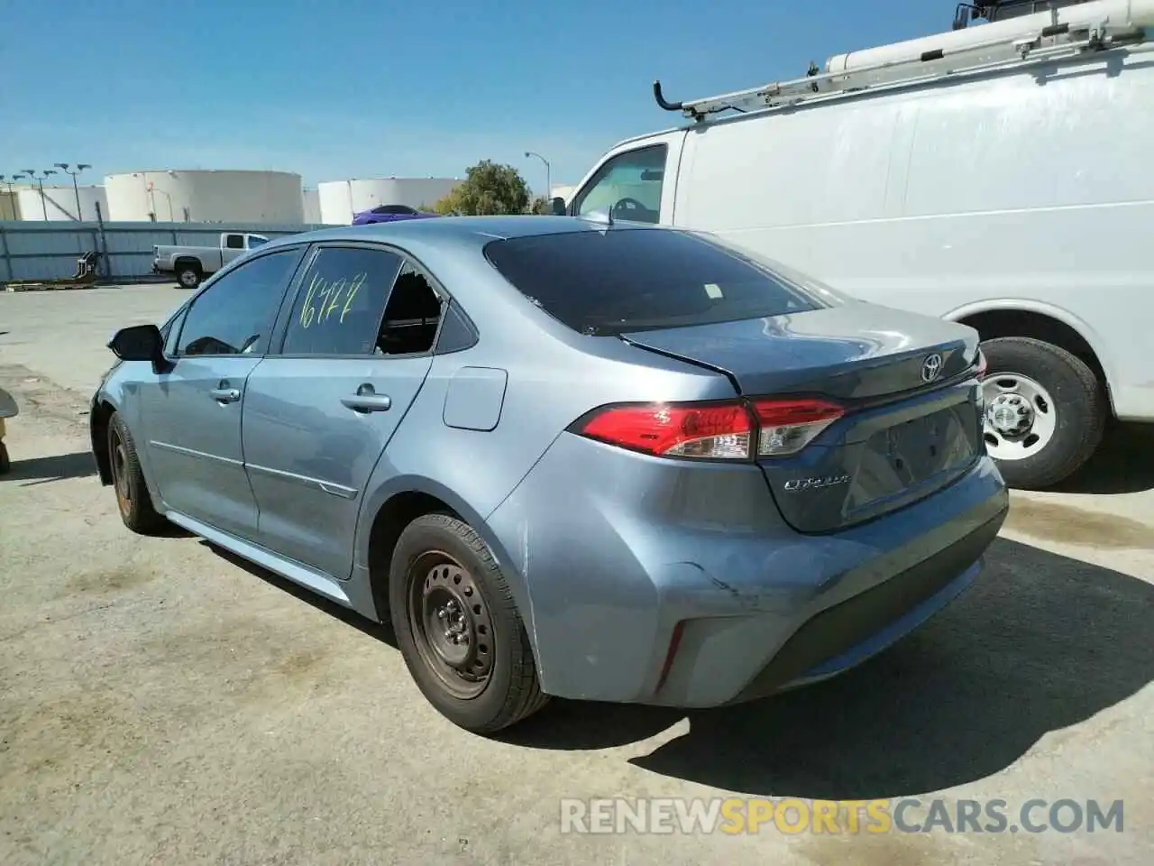 3 Photograph of a damaged car JTDEPRAE5LJ106765 TOYOTA COROLLA 2020